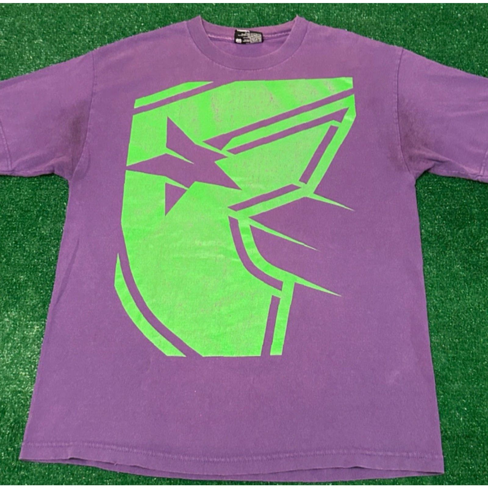 Logo 7 VINTAGE Famous Stars & Straps T-Shirt L Purple Grunge Punk Y2K Logo Mens Size US L / EU 52-54 / 3 - 3 Thumbnail