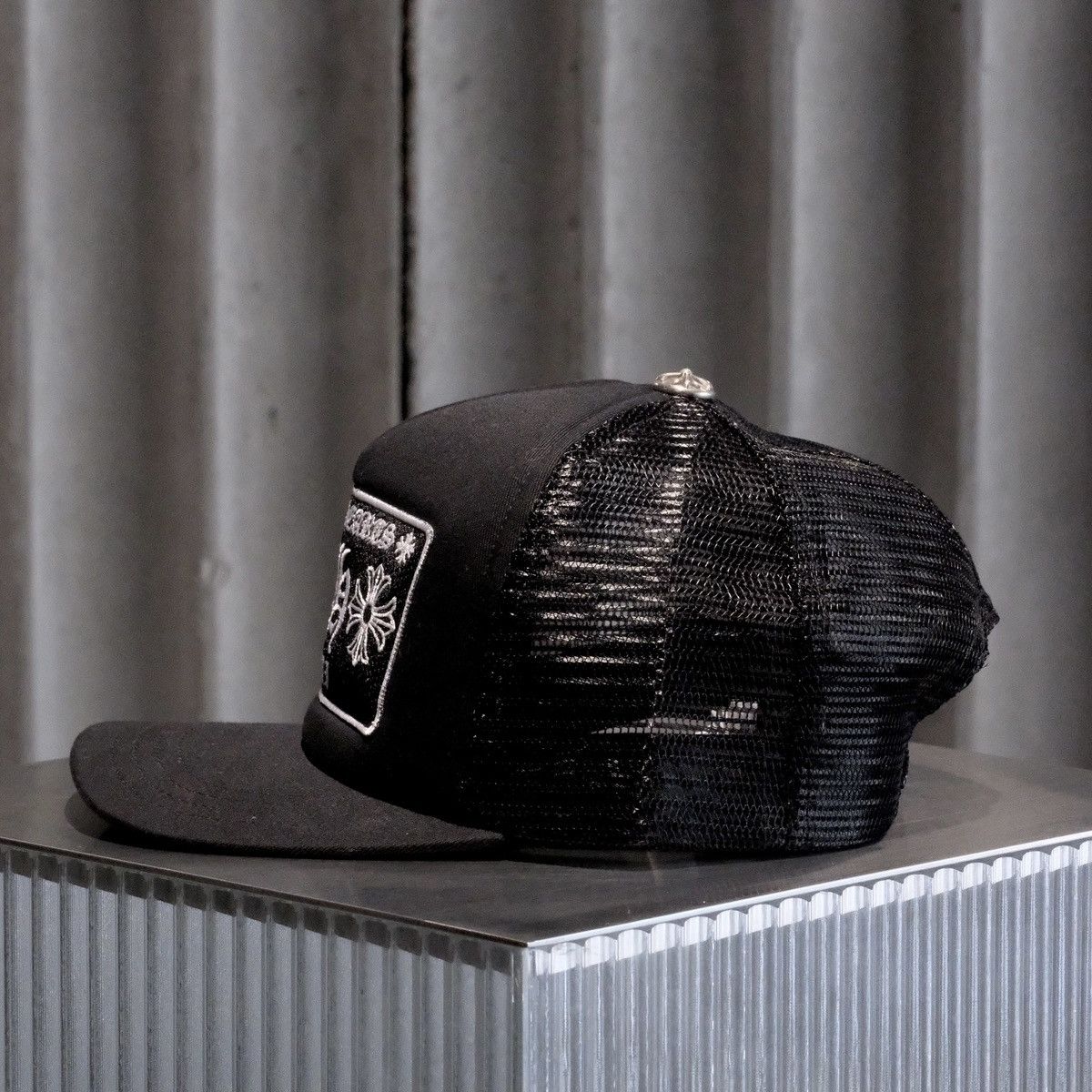 Chrome Hearts CHROME HEARTS TRUCKER CAP - CH MIAMI PATCH/BLACK Size ONE SIZE - 4 Thumbnail