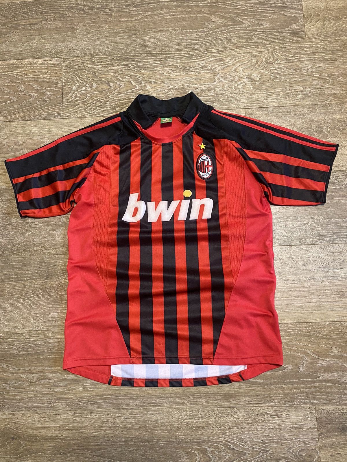 Vintage Vintage 2007-2008 AC Milan KAKA Home Soccer Football Jersey Size US XL / EU 56 / 4 - 1 Thumbnail