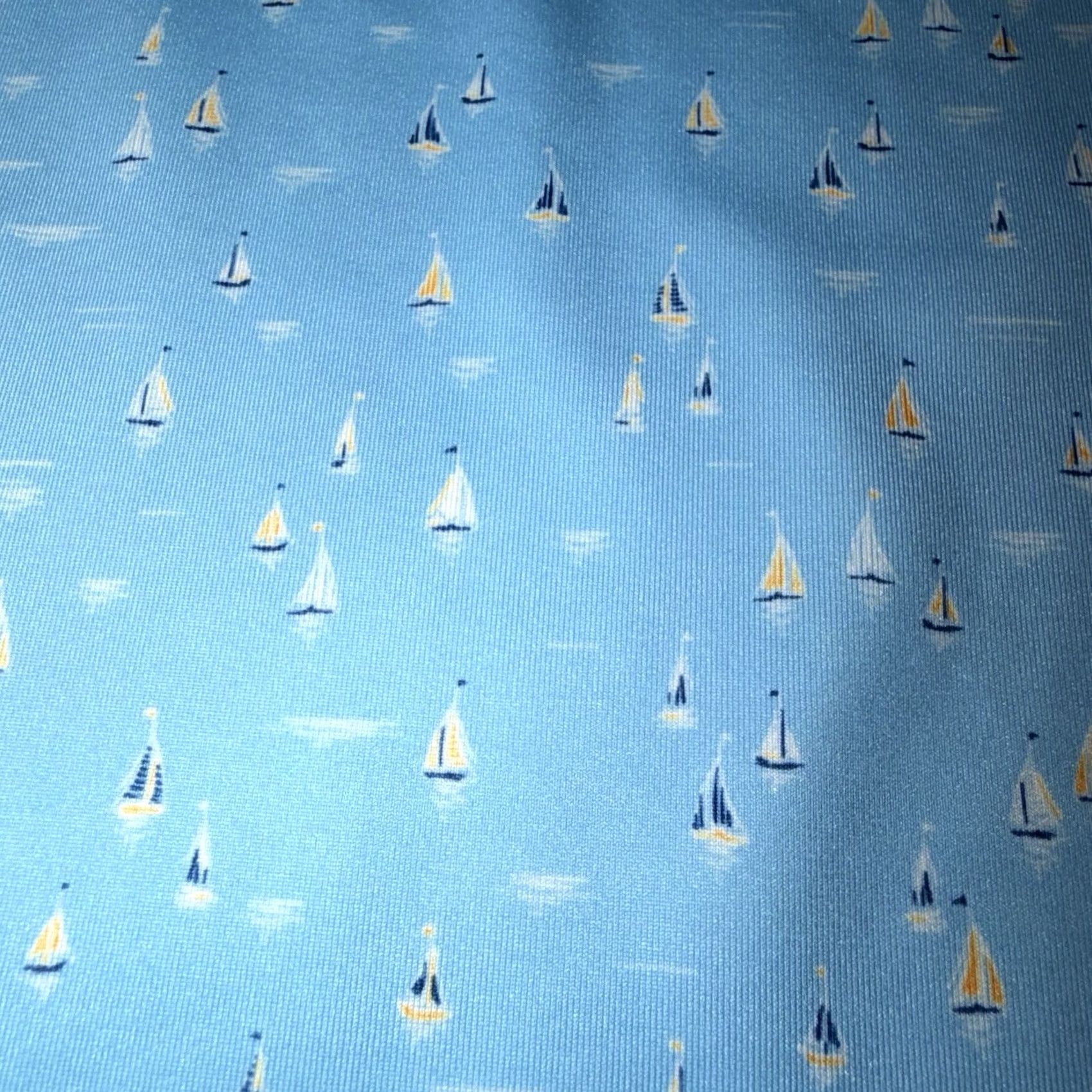 Peter Millar Peter Millar Sailing Away Performance Polo Shirt Mens Medium Blue Sailboat Golf Size US M / EU 48-50 / 2 - 4 Thumbnail