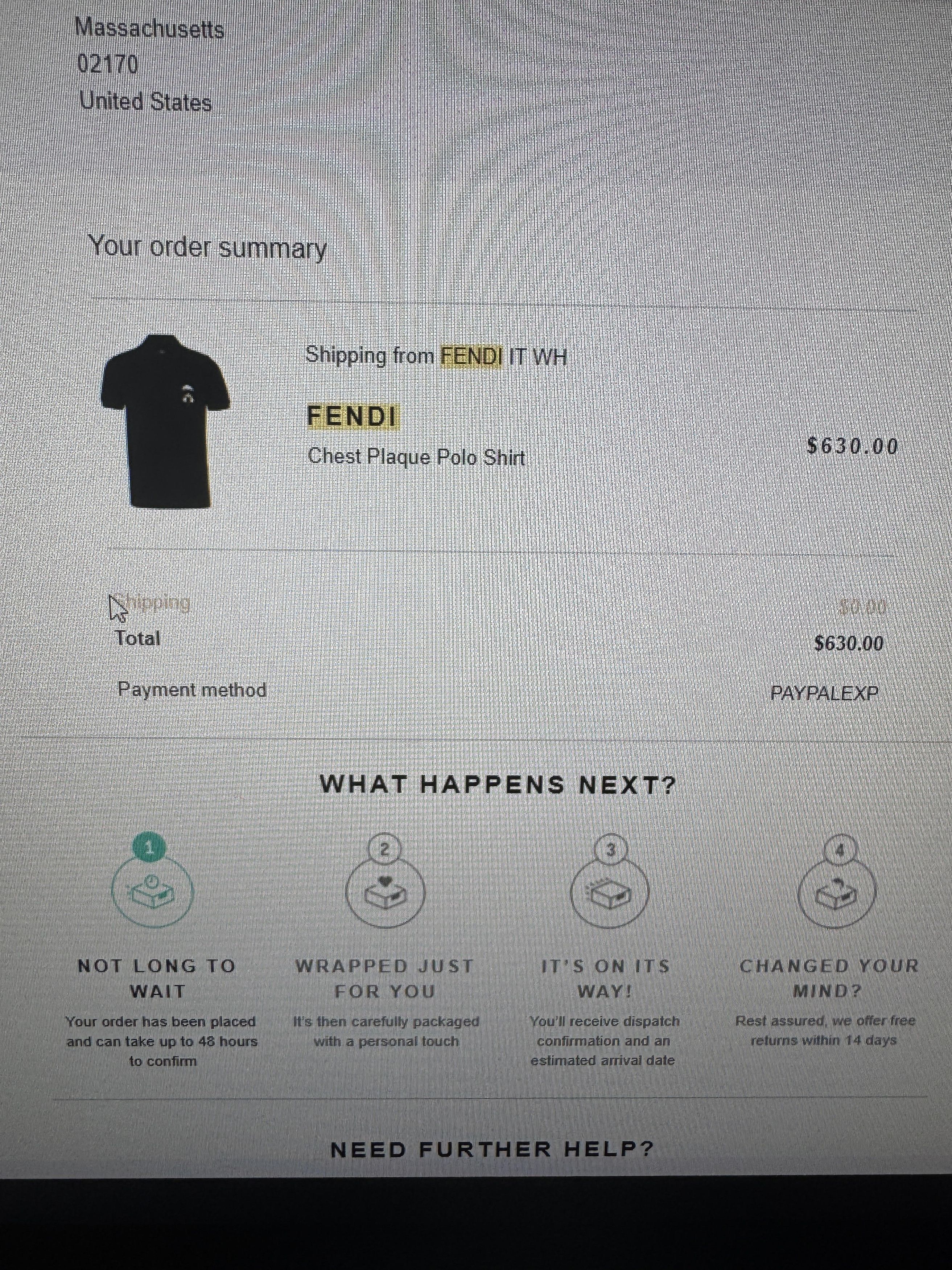 Fendi FENDI RARE POLO SHIRT SIZE 44 Size US S / EU 44-46 / 1 - 3 Thumbnail