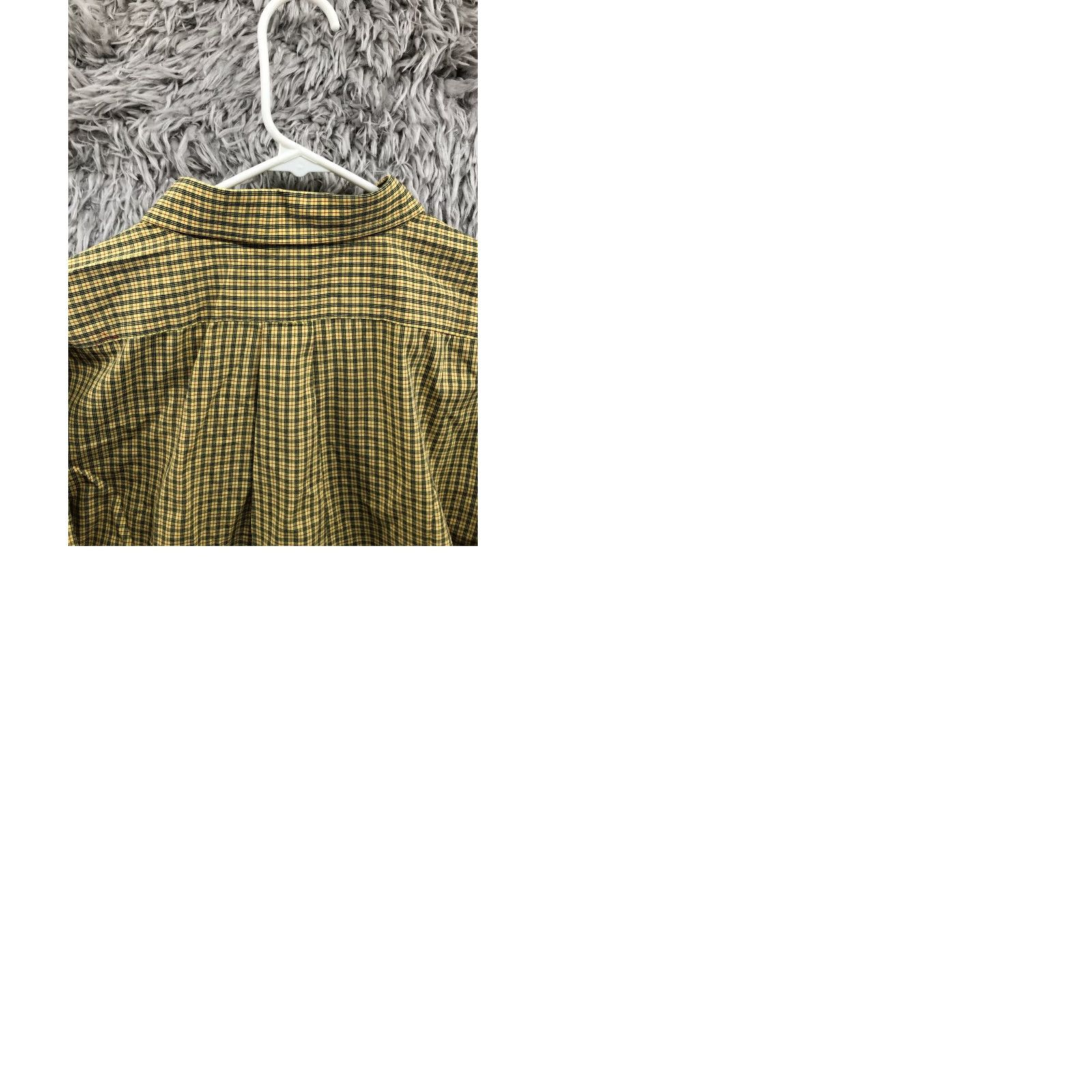 Chaps Chaps Shirt XL Mens Yellow Plaid Long Sleeve Button-Down Collar Shirt Size US XL / EU 56 / 4 - 9 Thumbnail