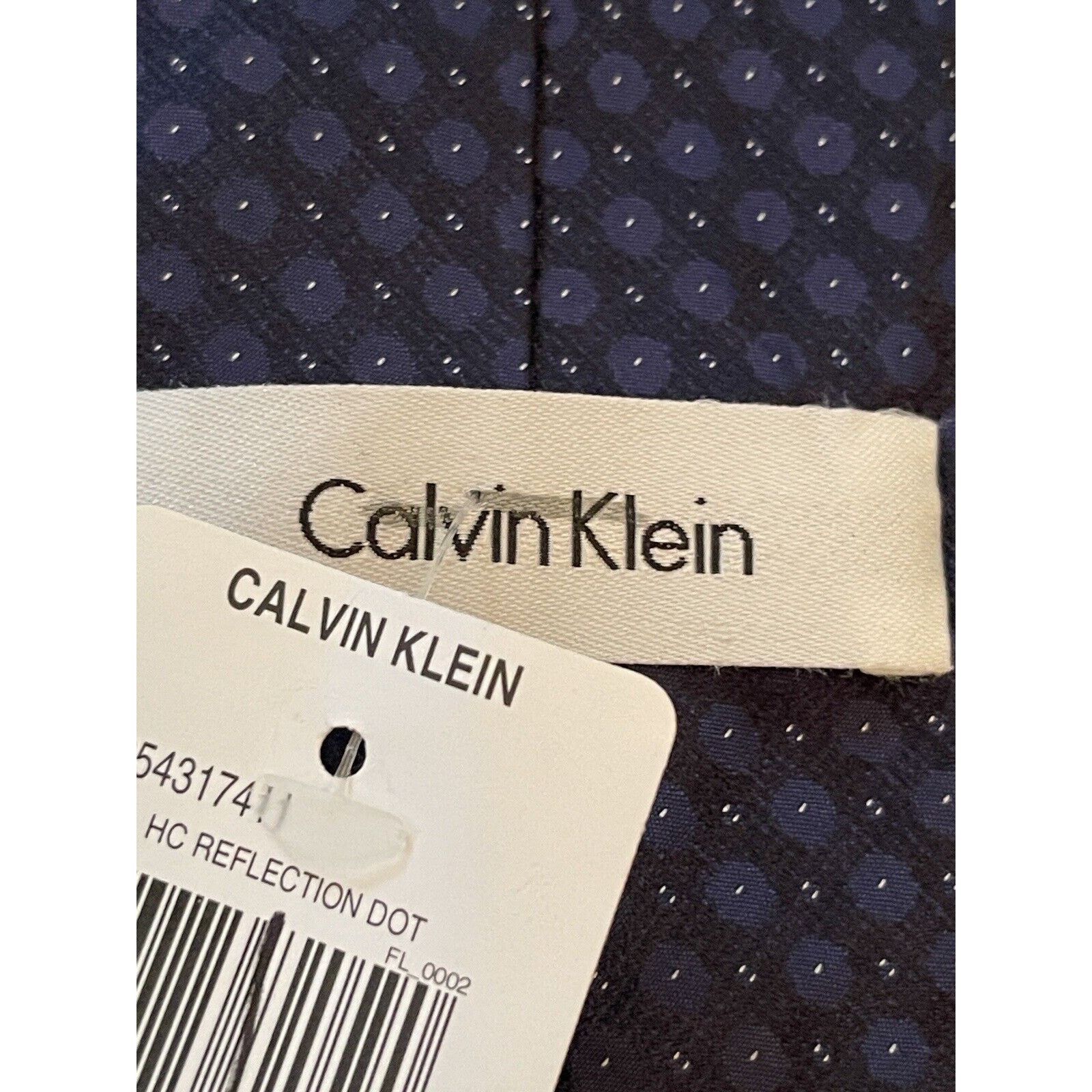 Calvin Klein Calvin Klein Blue 100% Silk Men’s Neck Tie Made In China Size ONE SIZE - 9 Thumbnail