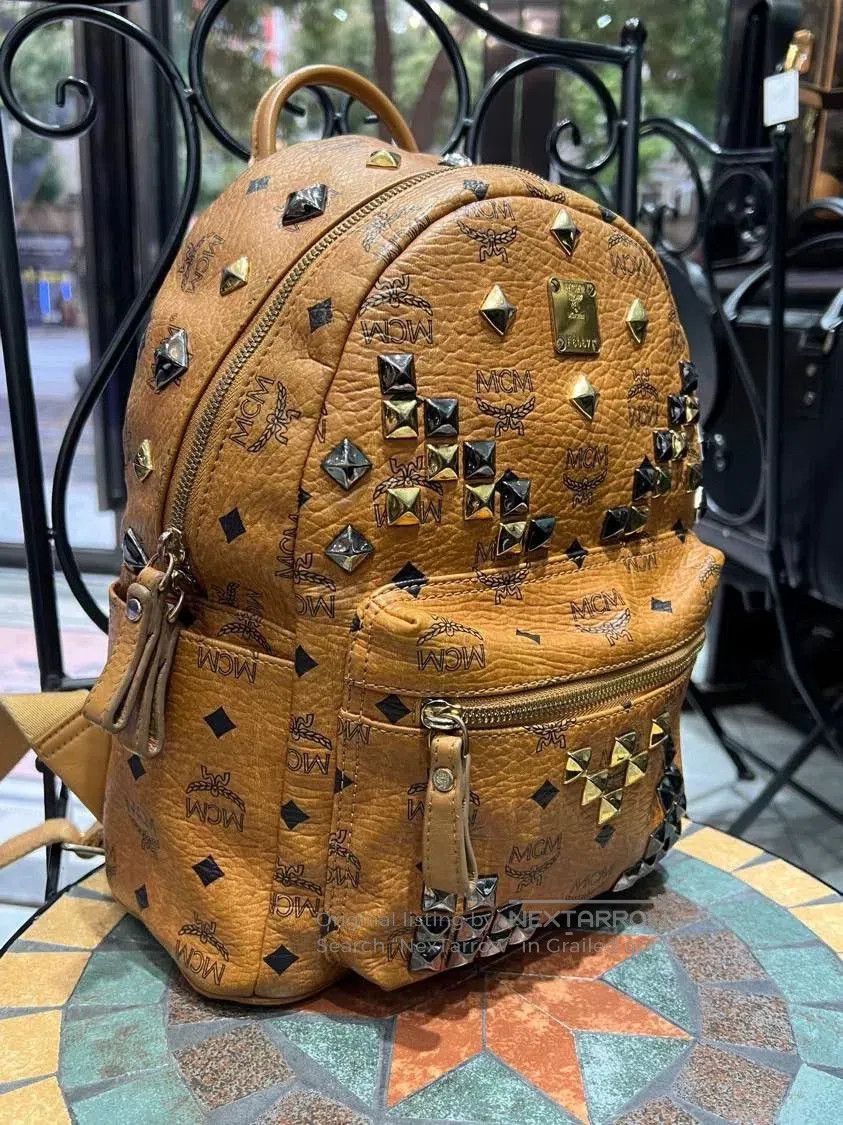 MCM MCM Classic Cognac Backpack. Size ONE SIZE - 4 Thumbnail