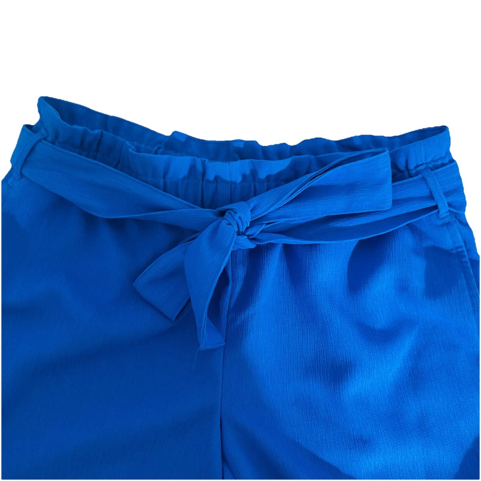 Loft LOFT Blue Waist Tie-Front Shorts with pockets Size XS Size 26" / US 2 / IT 38 - 6 Thumbnail