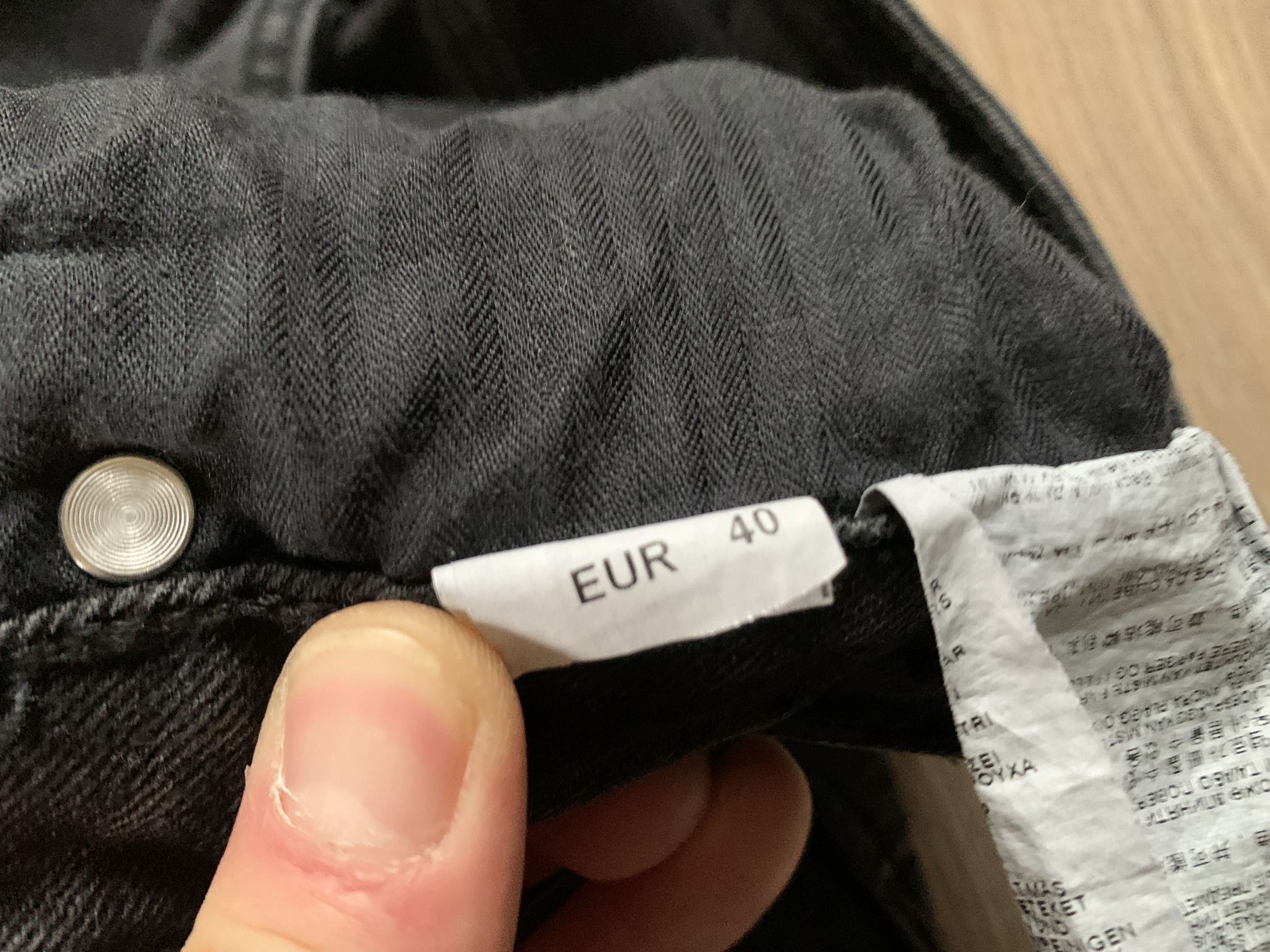 Zara Zara Man Stretch Black Distressed Jeans Size US 31 - 12 Thumbnail