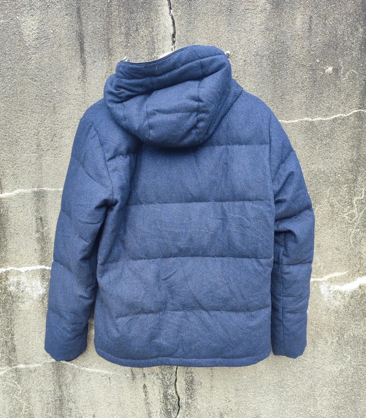 Beams Plus × Designer × Japanese Brand Beams Heart Navy Wool-Blend Down Jacket Japanese Streetwear Size US L / EU 52-54 / 3 - 12 Thumbnail