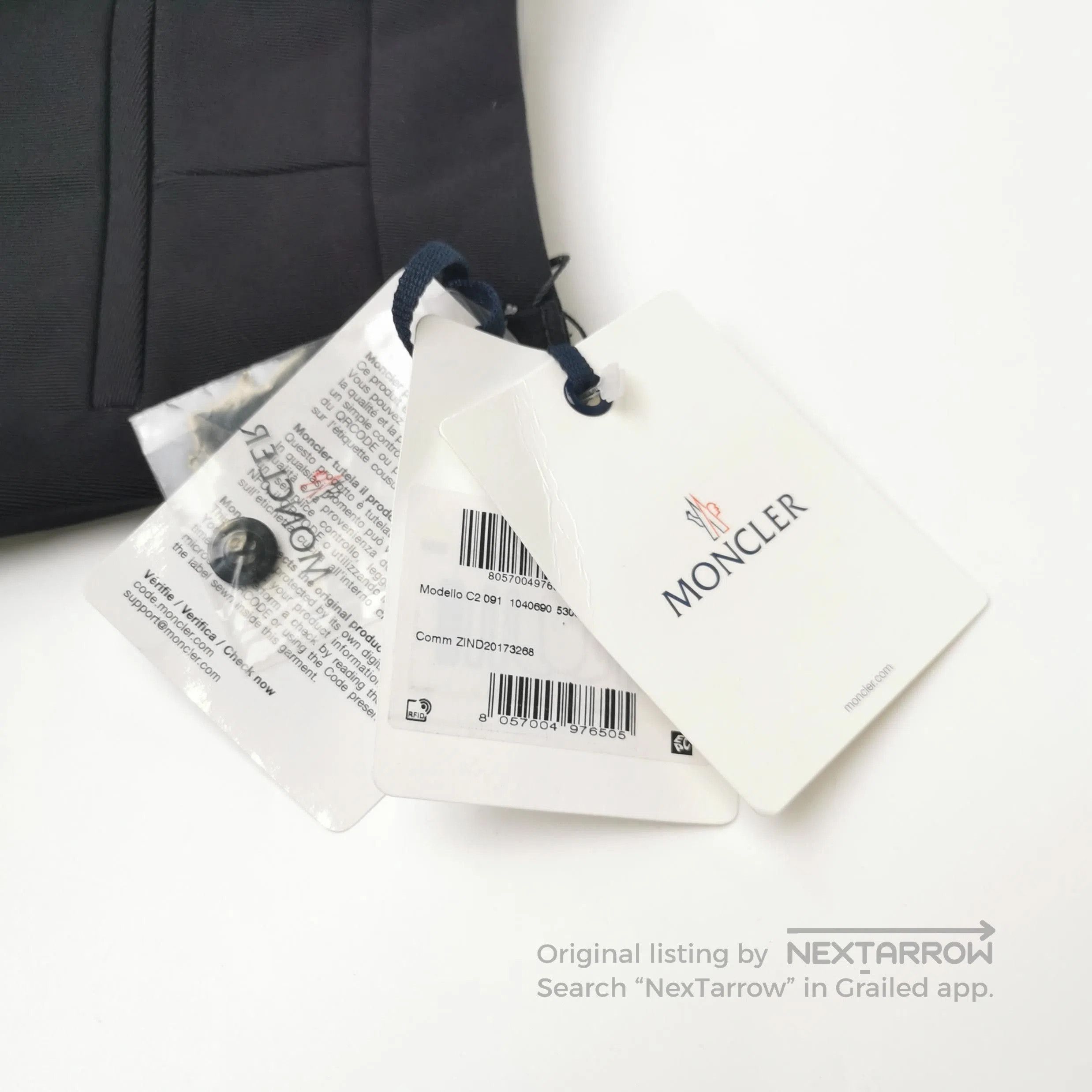 Moncler Moncler Solid Black Straight. Size US 36 / EU 52 - 1 Thumbnail