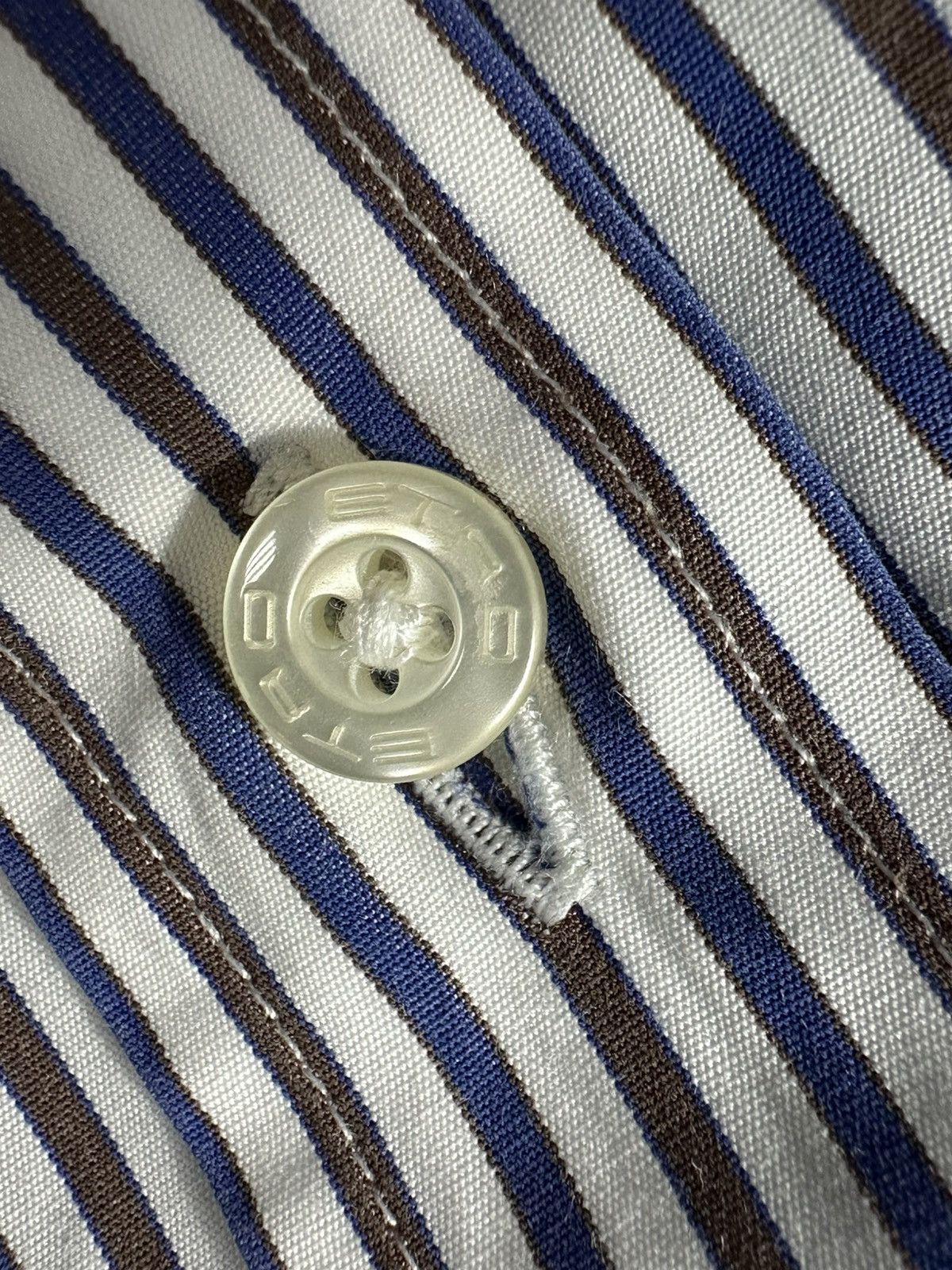 Etro × Vintage 🚨 VINTAGE ETRO 40 Spa Button Up Luxury Shirt Made in Italy Size US M / EU 48-50 / 2 - 7 Thumbnail