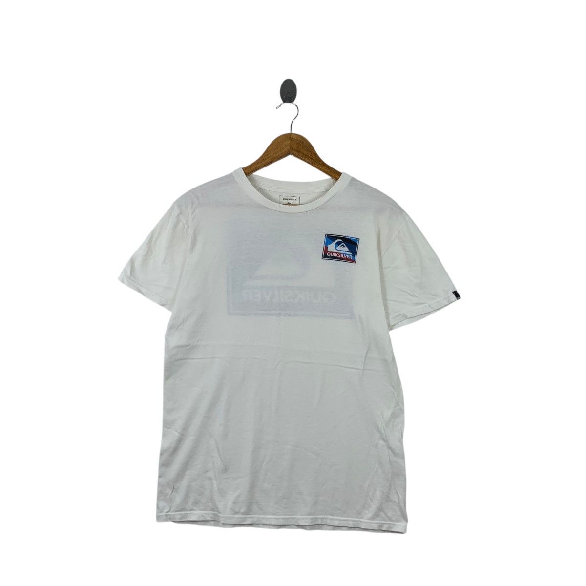 Quiksilver QUIKSILVER SURF Backhit Box Logo Regular Fit Tee Shirt Top Size US M / EU 48-50 / 2 - 1 Thumbnail