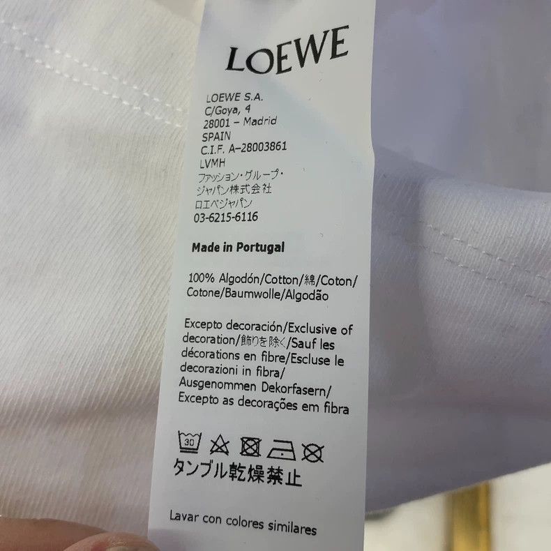 Loewe LOEWE White patterned T-shirt Size S / US 4 / IT 40 - 5 Thumbnail