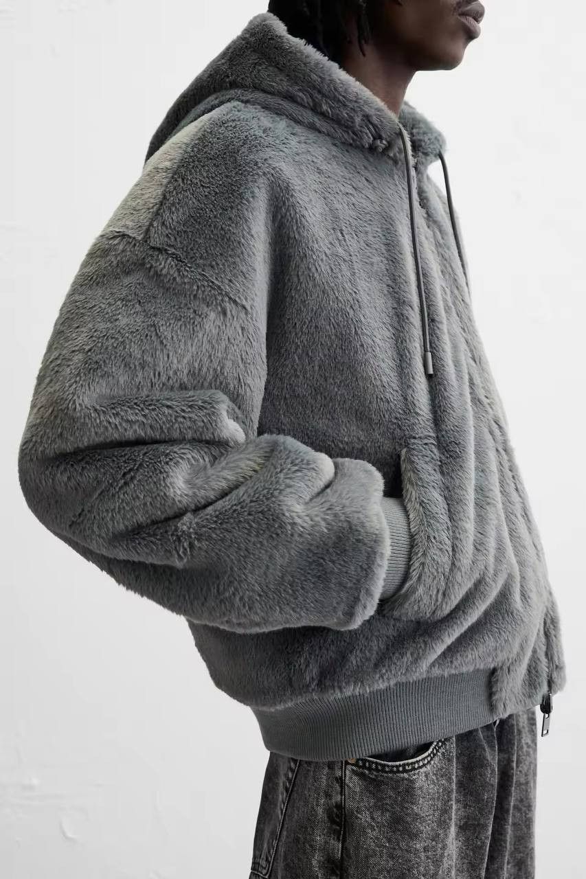 Japanese Brand × Vintage double-sided faux leather jacket with zippered hood Size US XL / EU 56 / 4 - 3 Thumbnail