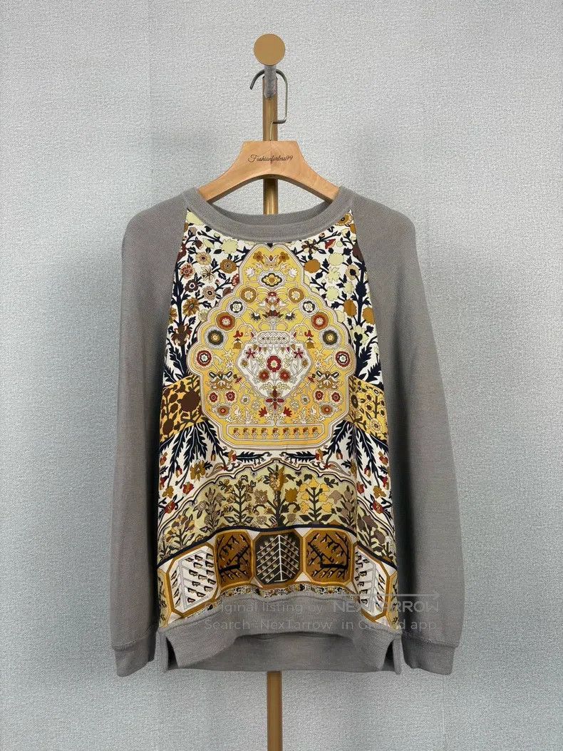 Hermes Hermes Patchwork long-sleeved top Size XXS / US 00 / IT 34 - 1 Thumbnail