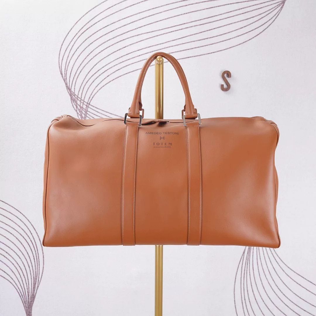 Testoni A testoni Leather Travel Bag Size ONE SIZE - 1 Thumbnail