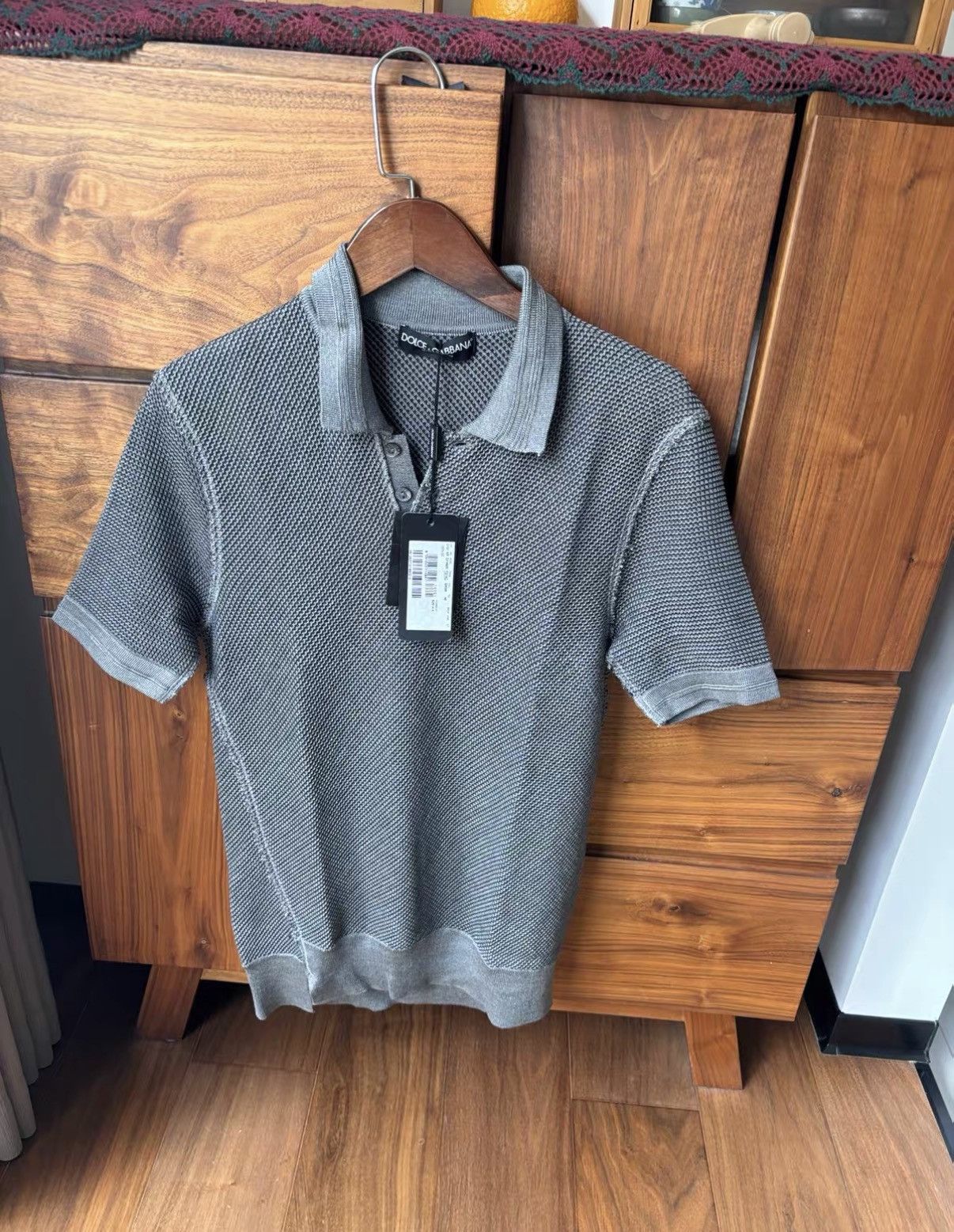 Dolce & Gabbana Dolce & Gabbana Mainline Mulberry Silk Polo Shirt J2 Size US S / EU 44-46 / 1 - 1 Thumbnail