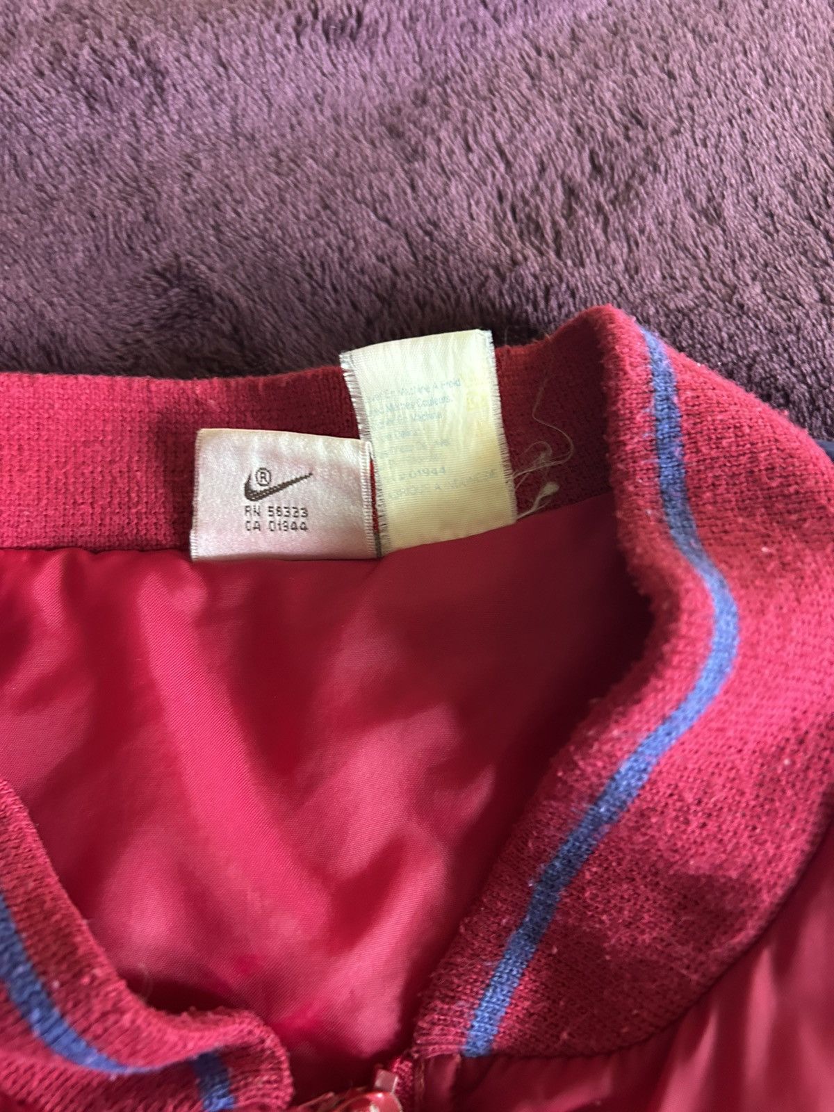 Vintage 80s 90s Nike Colorblock Bomber Jacket XL (Fits M)