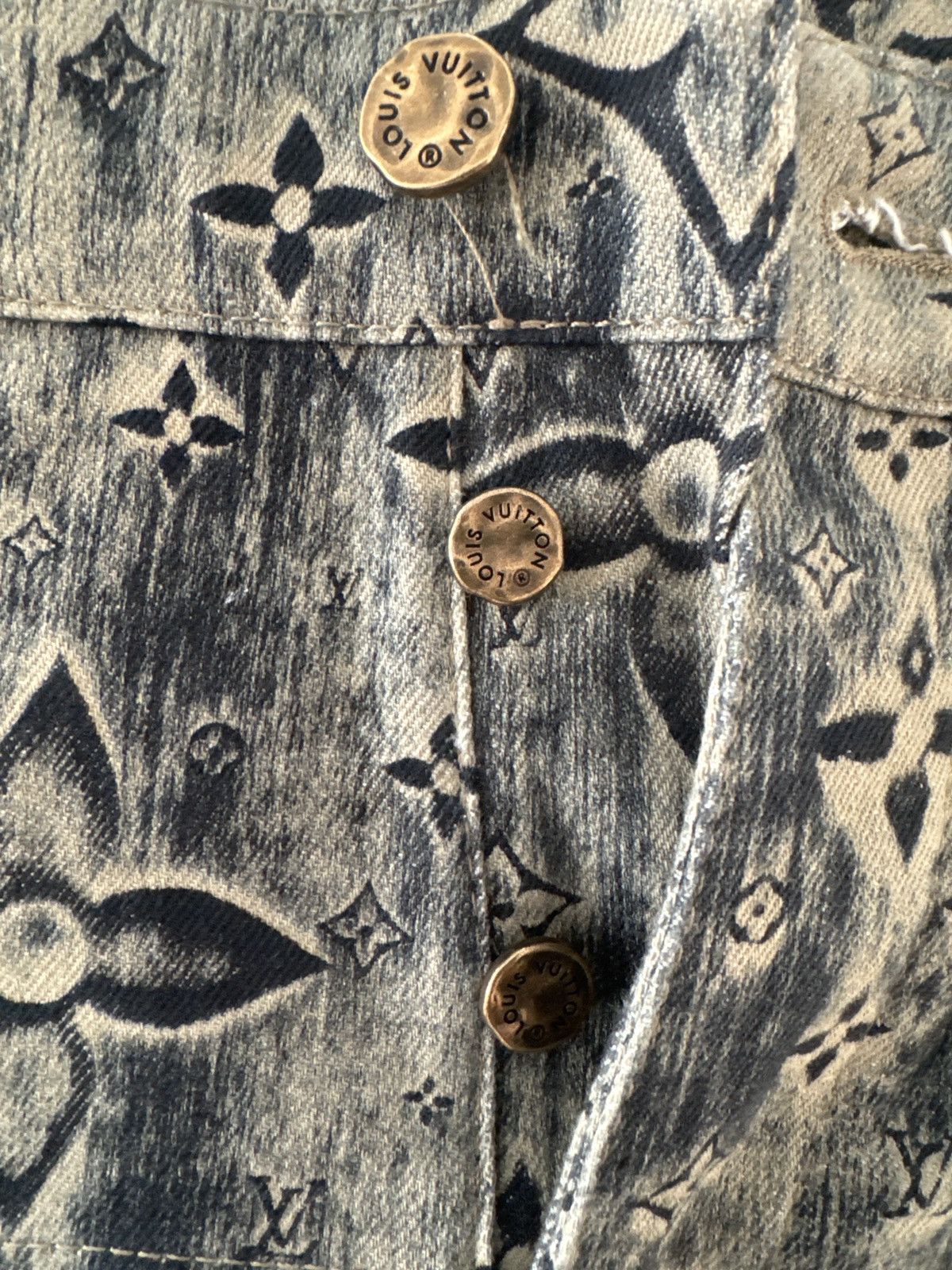 Louis Vuitton Louis Vuitton Monogram Tailored Denim Pants Size US 32 / EU 48 - 4 Thumbnail