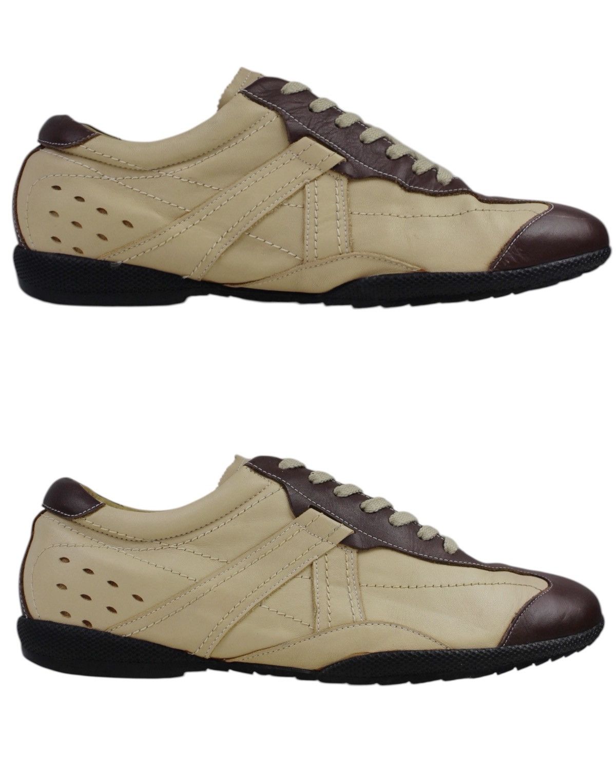 Japanese Brand 2000S BENESU JAPAN PREMIUM TWO-TONE STREET SNEAKERS Size US 8 / EU 41 - 2 Thumbnail