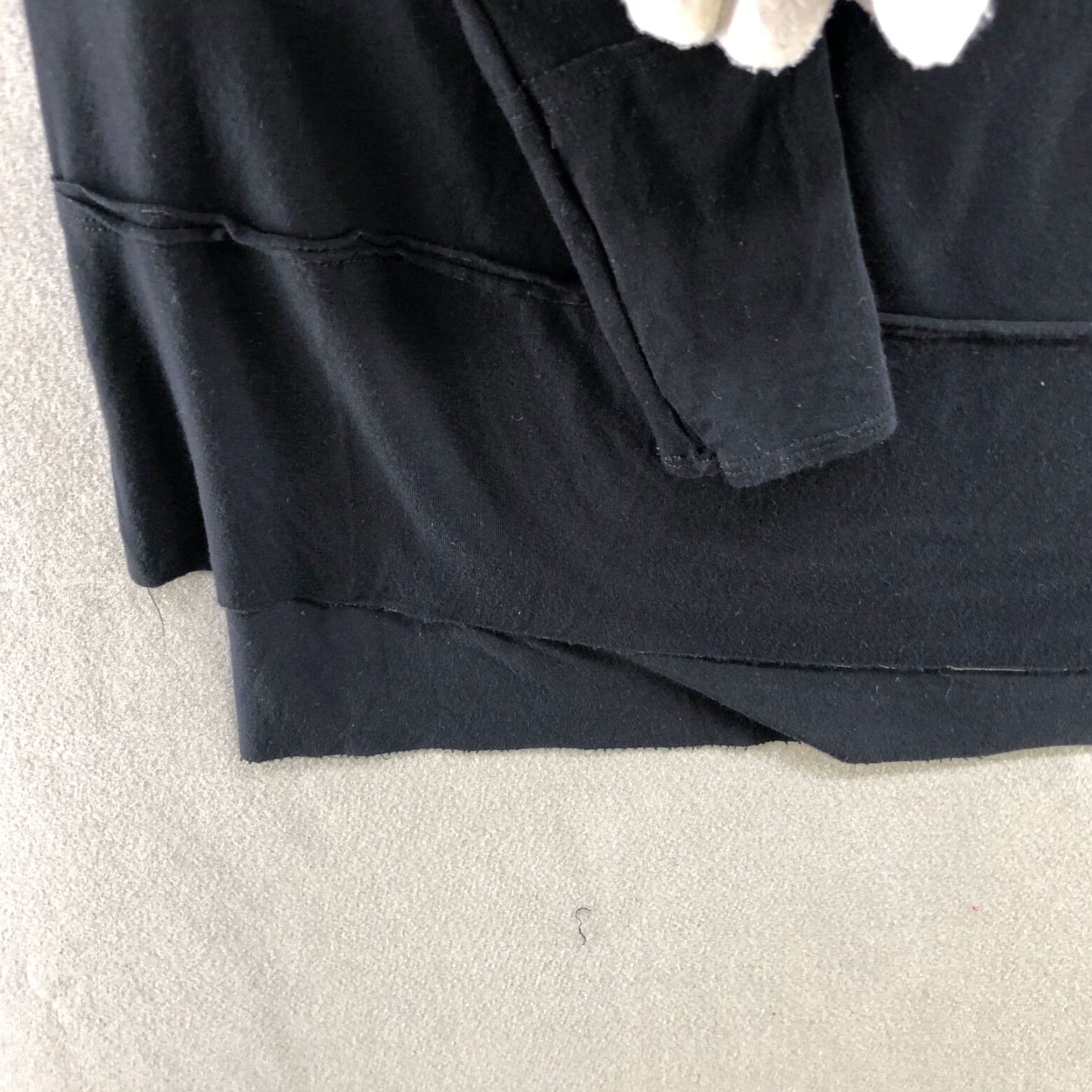 Free People Free People Long Sleeve Jersey Knit Top Womens XS Black Boat Neck Size XS / US 0-2 / IT 36-38 - 6 Thumbnail