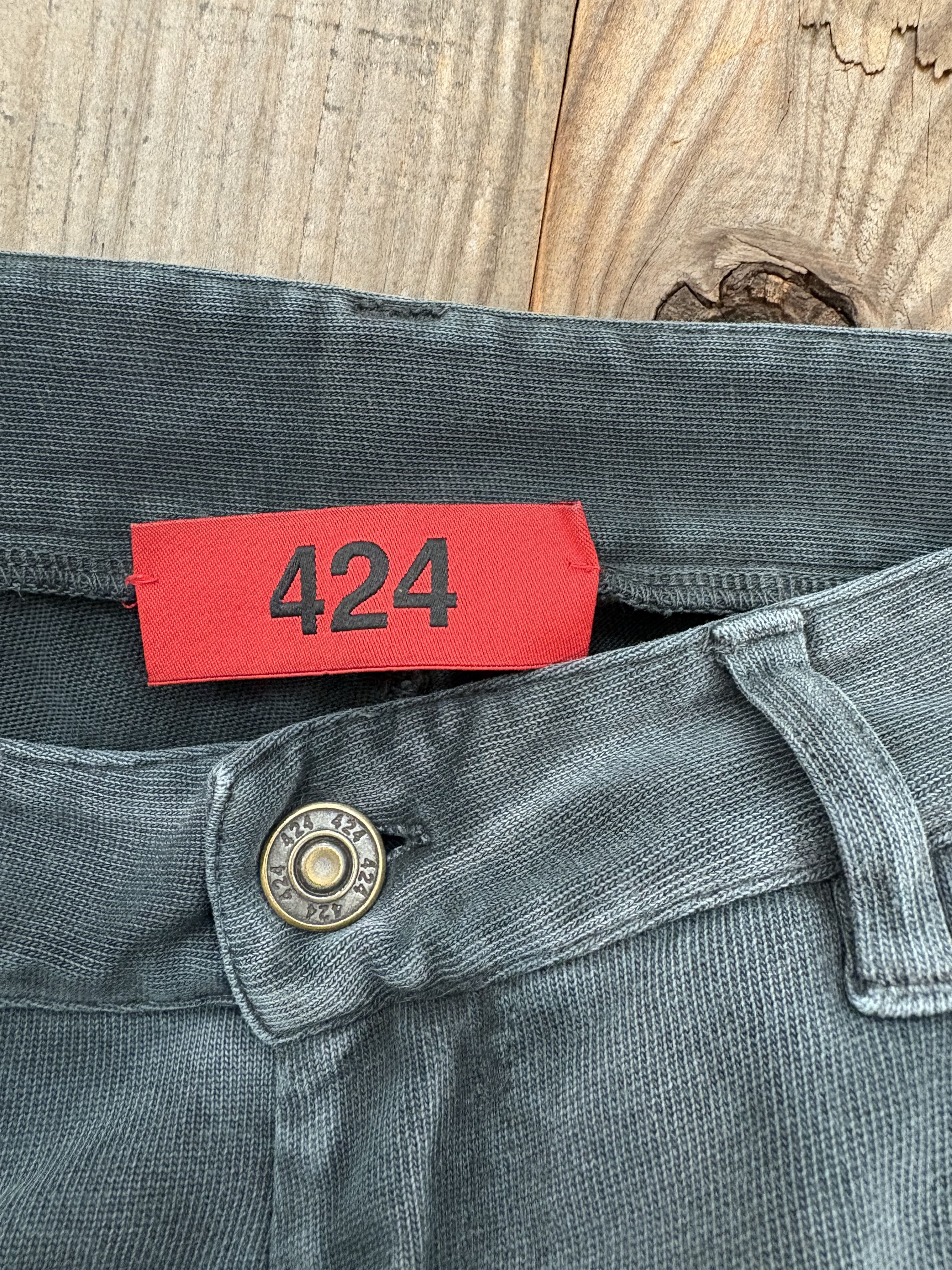 424 Gray 5 Pocket Sweatpant Size US 32 / EU 48 - 7 Thumbnail