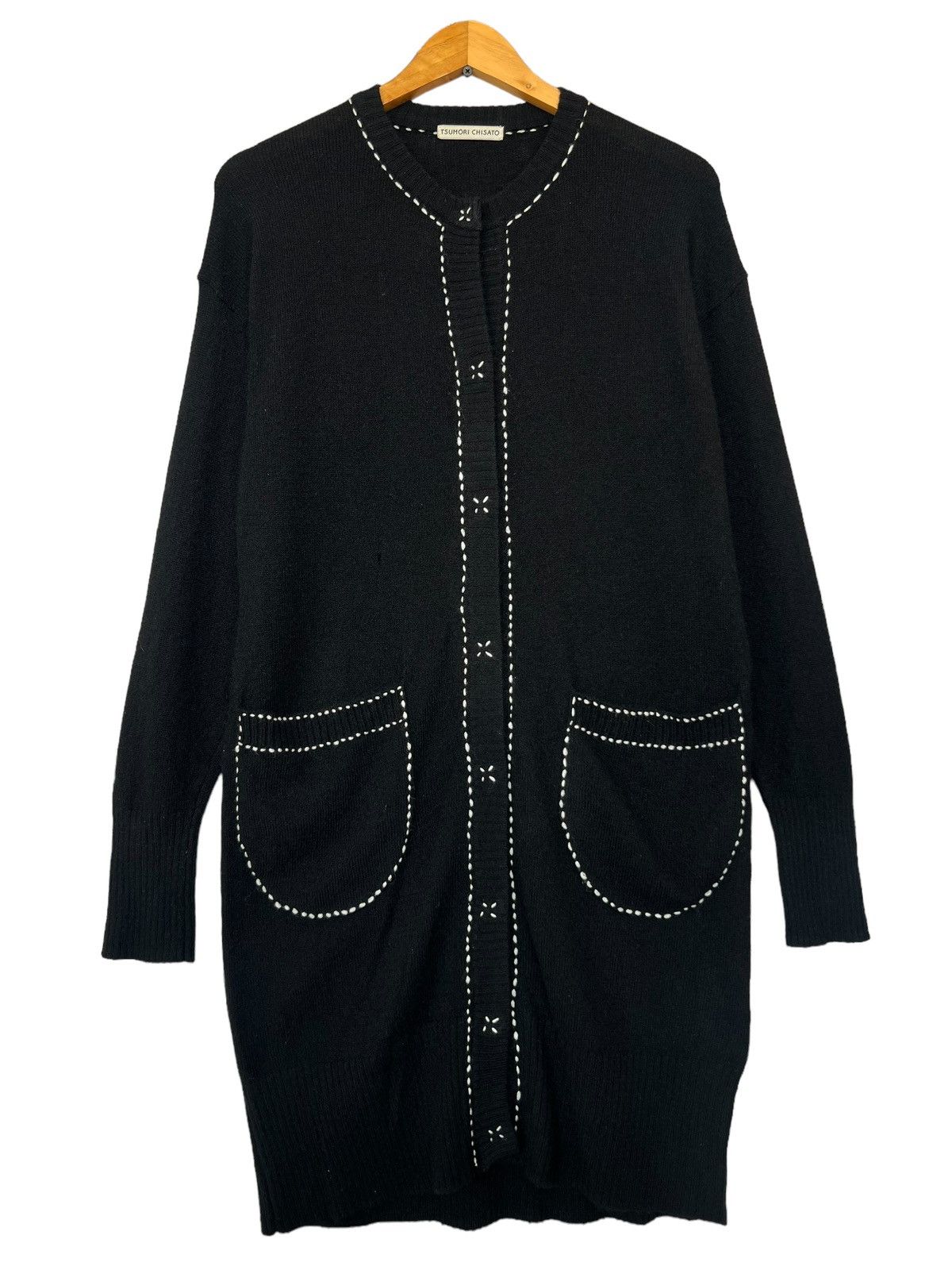 Issey Miyake Chisato Tsumori Button Ups Knitwear Long Cardigan Size M / US 6-8 / IT 42-44 - 1 Thumbnail
