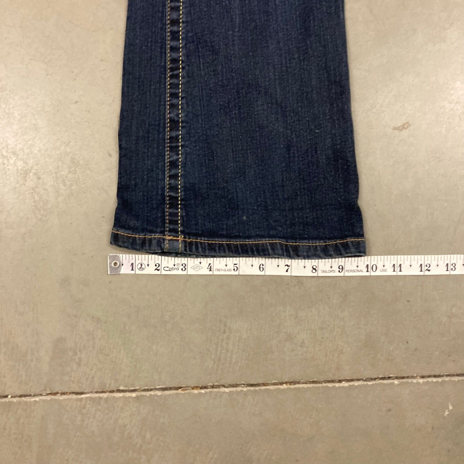 Vintage × rue21 Y2K rue 21 low rise bootcut Jeans 33x32 Size US 33 - 4 Thumbnail