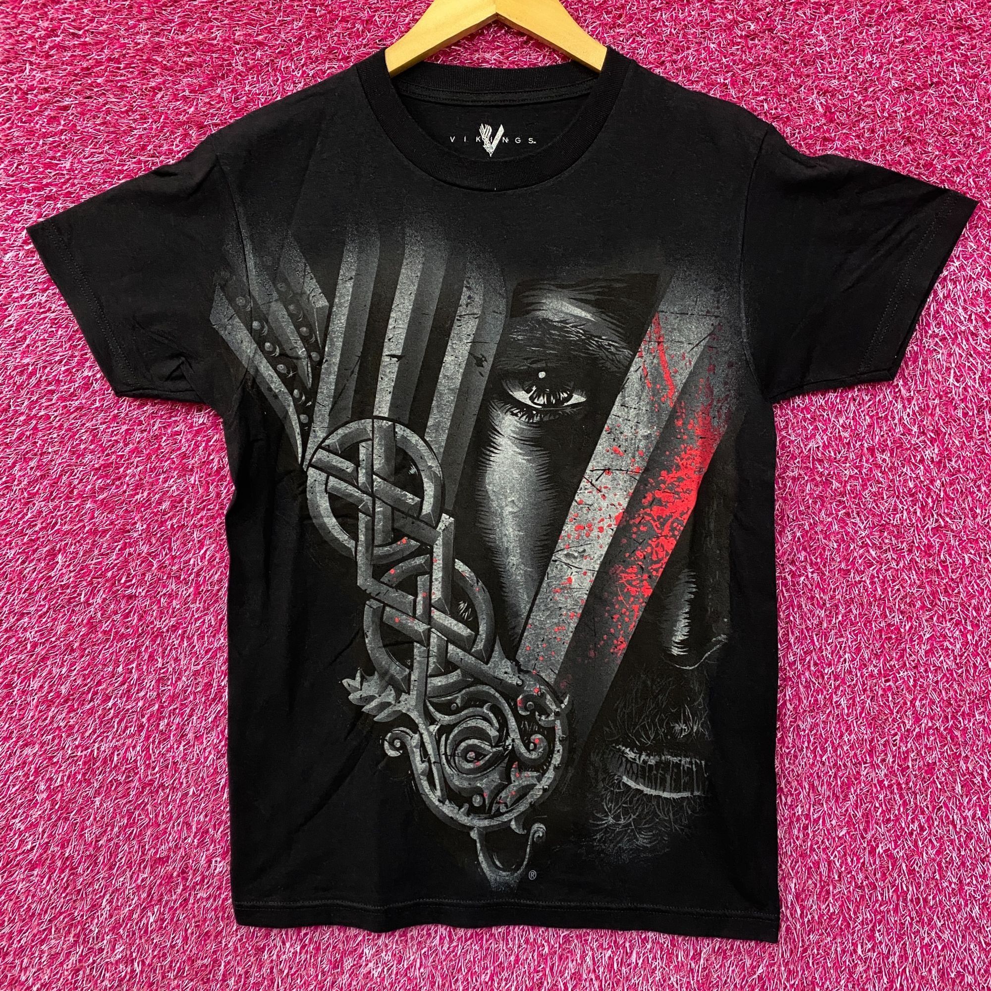 Other Vikings TV Show Leader with Symbol Black T-Shirt Small Size US S / EU 44-46 / 1 - 1 Thumbnail