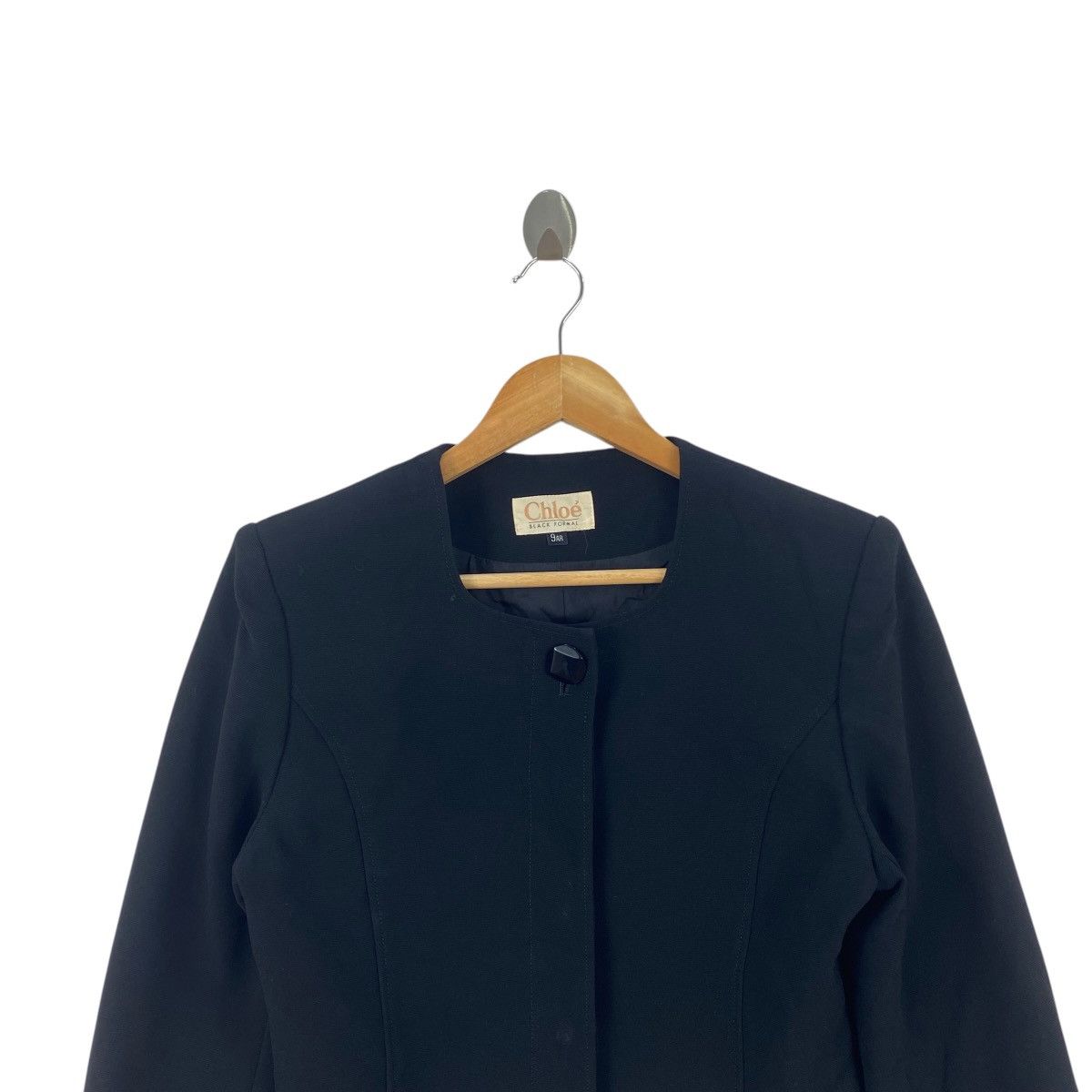 Chloe Vintage CHLOE FORMAL Cropped Blazer Jacket Minimalist Size S / US 4 / IT 40 - 2 Thumbnail