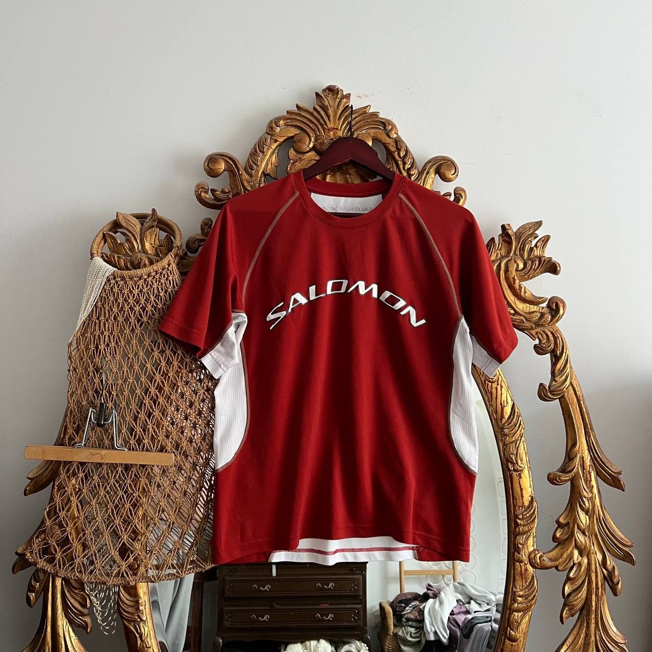 Salomon Rare 2008 Salomon digicamo printed quick dry tee Sz L Size US L / EU 52-54 / 3 - 1 Thumbnail