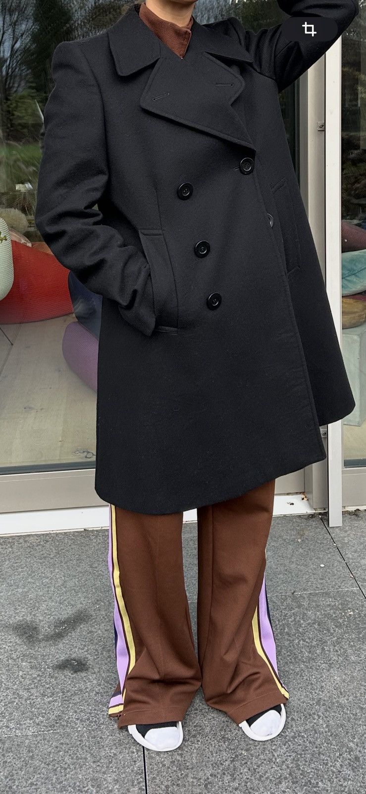 Rick Owens Rick Owens Virgin Wool Cashmere Trench Coat Size US L / EU 52-54 / 3 - 15 Thumbnail