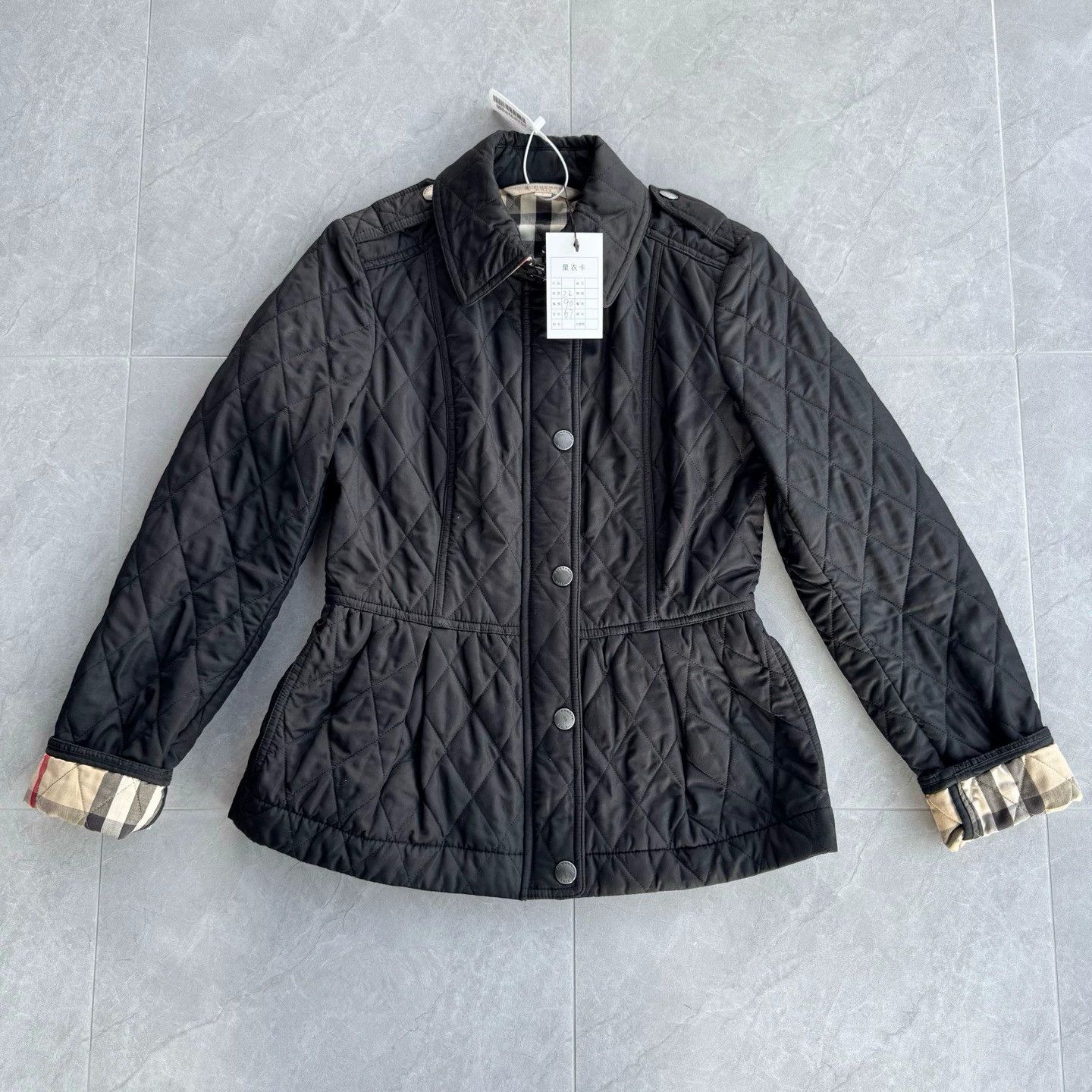 Burberry Burberry Plaid Quilted Cotton Coat S Size US S / EU 44-46 / 1 - 1 Thumbnail