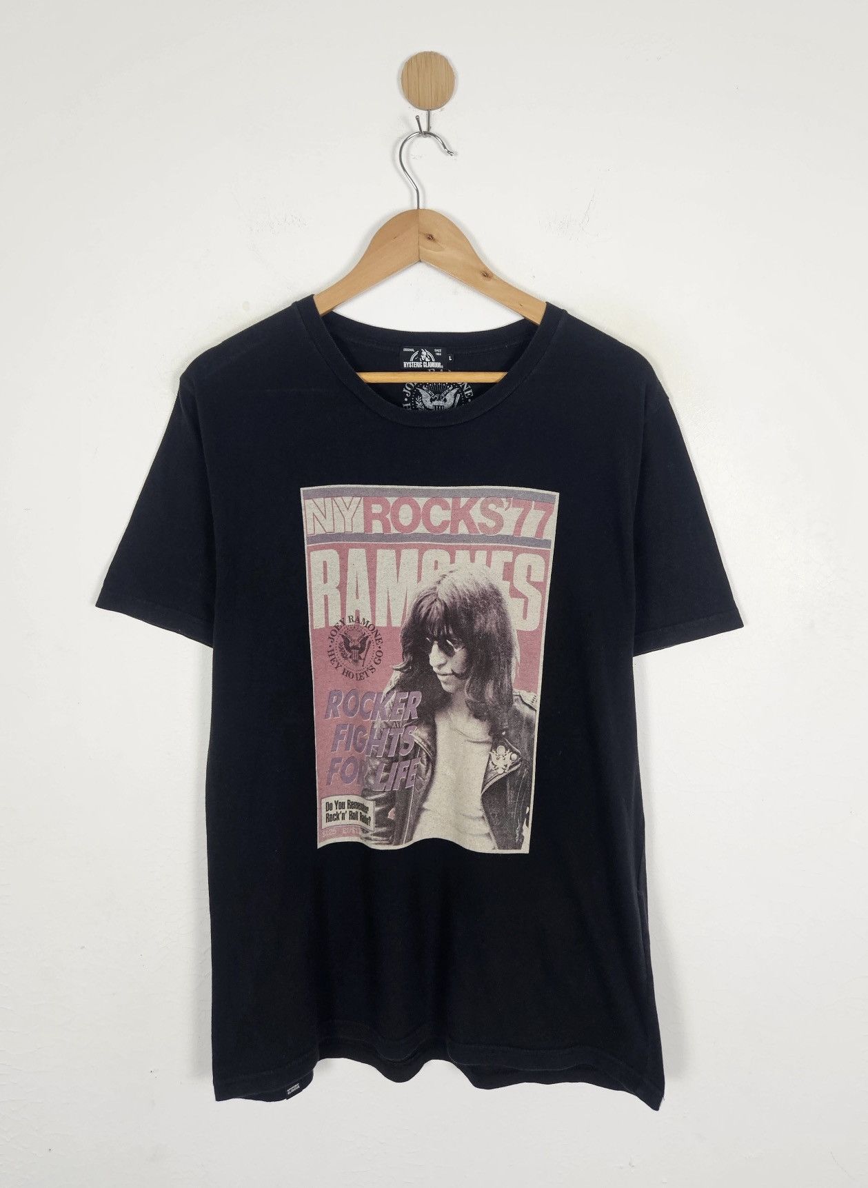 Hysteric Glamour Joey Ramones Hysteric Glamour Hey Ho Let’s Go shirt Size US L / EU 52-54 / 3 - 1 Thumbnail