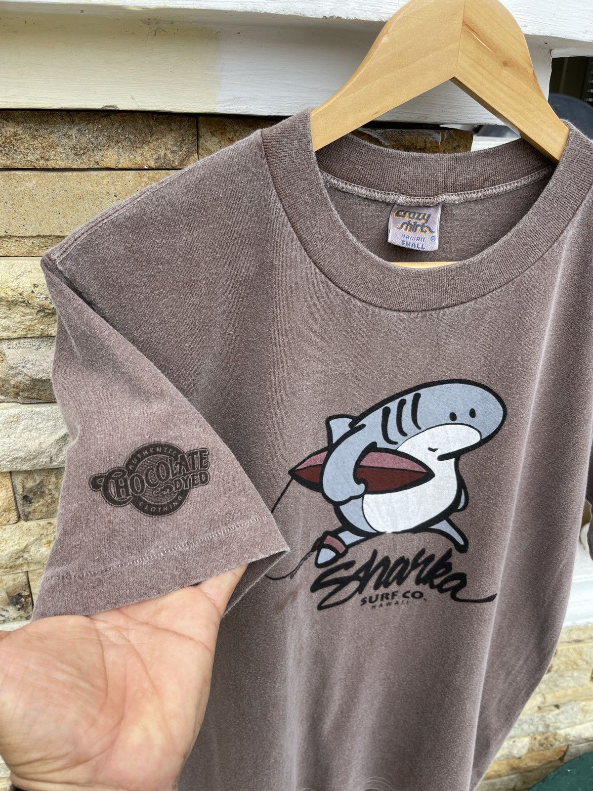 Vintage Rare🔥Vtg80s Sun Faded CRAZY SHIRT Hawaii T Shirt Size US S / EU 44-46 / 1 - 3 Thumbnail