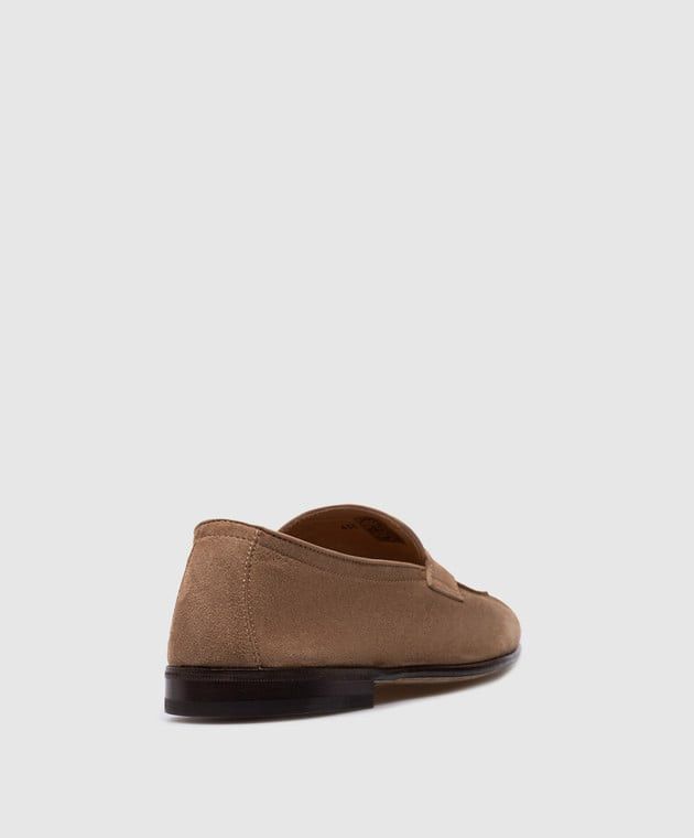 Brunello Cucinelli o1w1db10725 Suede Loafer in Brown Size US 8 / EU 41 - 2 Thumbnail