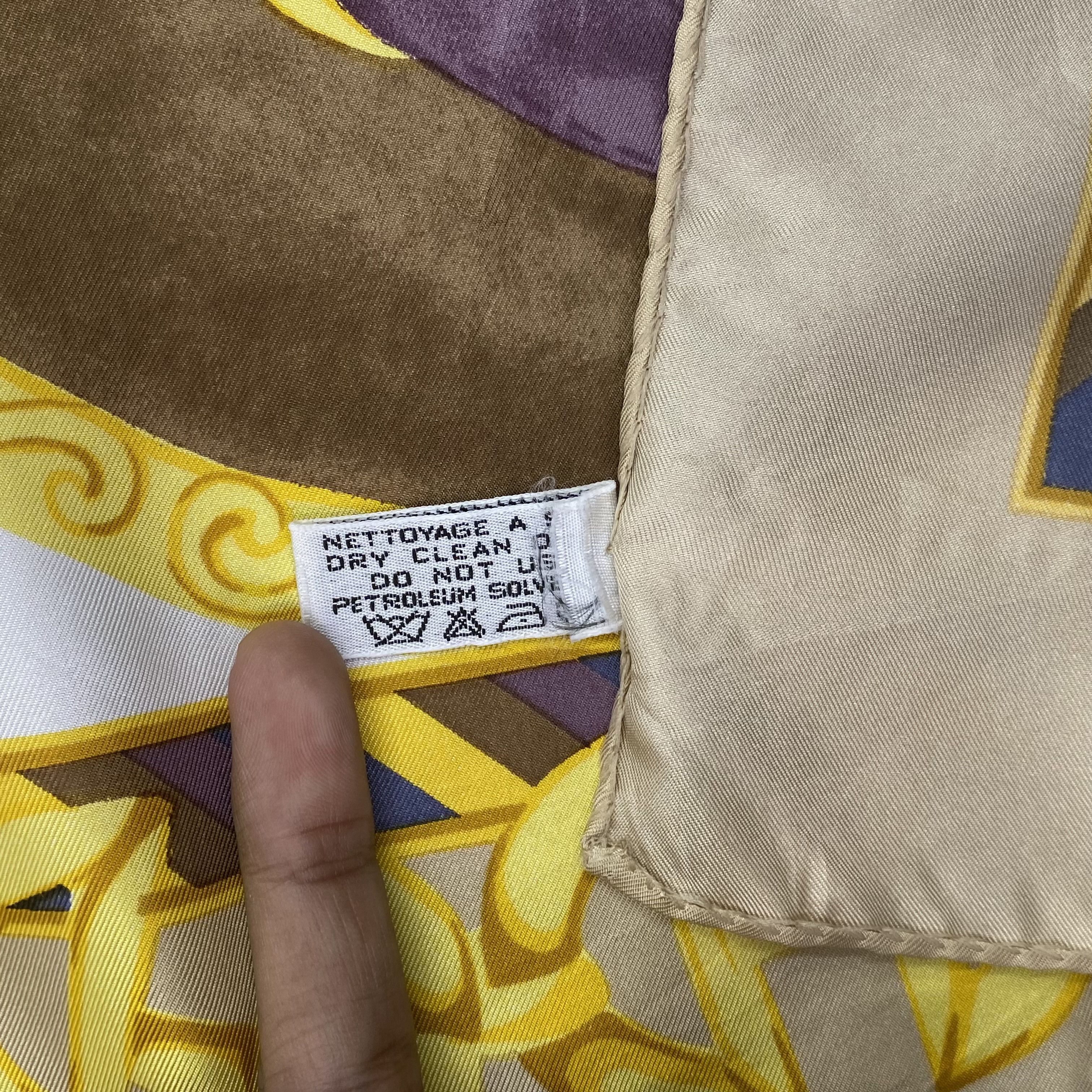 Japanese Brand Vintage Serica Lariana SILK Scarf Twill Stole Wraps Scarves Size ONE SIZE - 10 Thumbnail