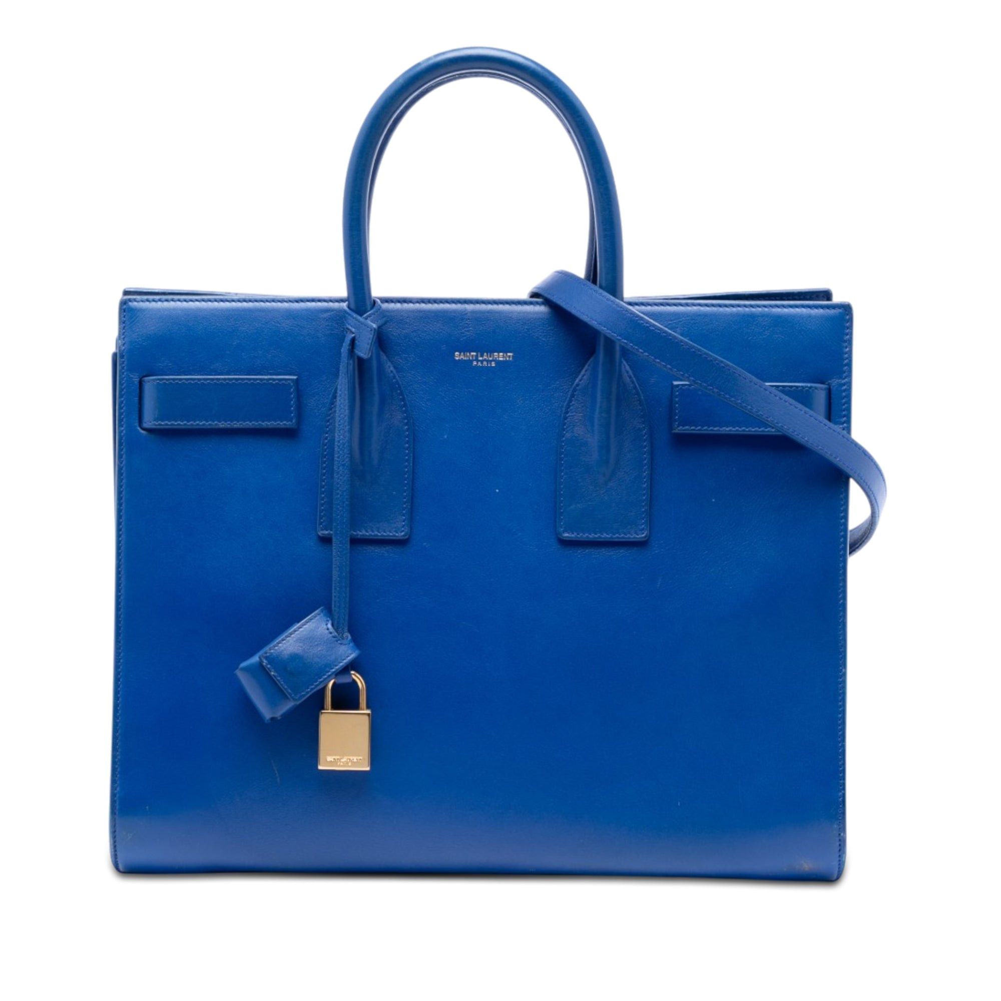 Saint Laurent Paris Small Leather Sac De Jour Satchel Size ONE SIZE - 1 Thumbnail