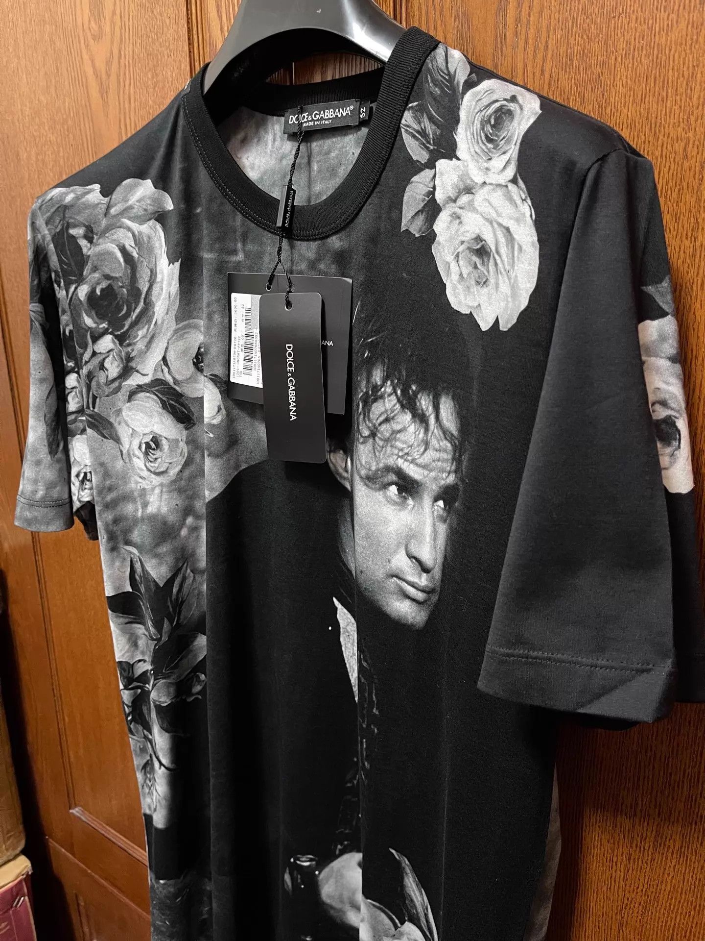Dolce & Gabbana DG Marlon Brando Slim Fit Short Tee 52 100% Cotton Size US L / EU 52-54 / 3 - 3 Thumbnail