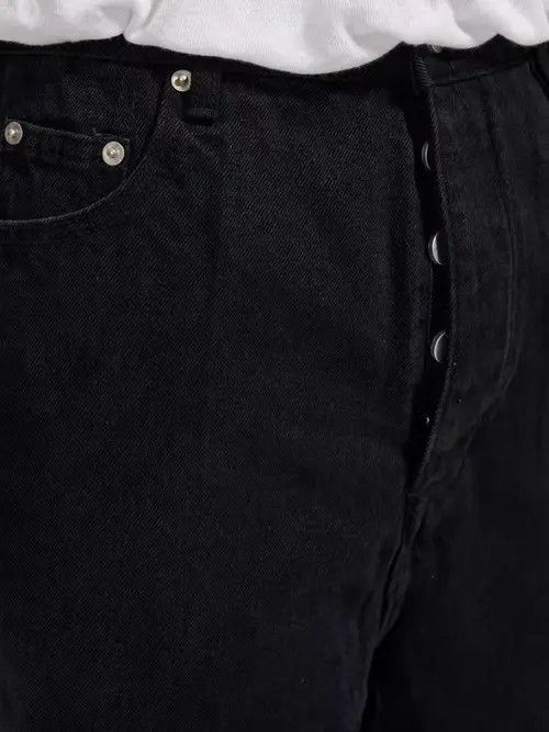 VIBE High street dark style washed micro-flare baggy jeans Size US 31 - 8 Thumbnail