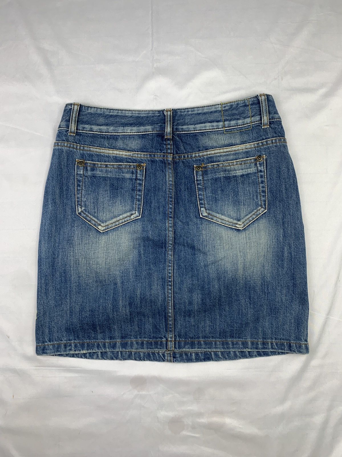 Cartoon Network y2k Betty Boop Cartoon Blue Jeans Cute Graphic Mini Skirt Size 31" - 4 Thumbnail