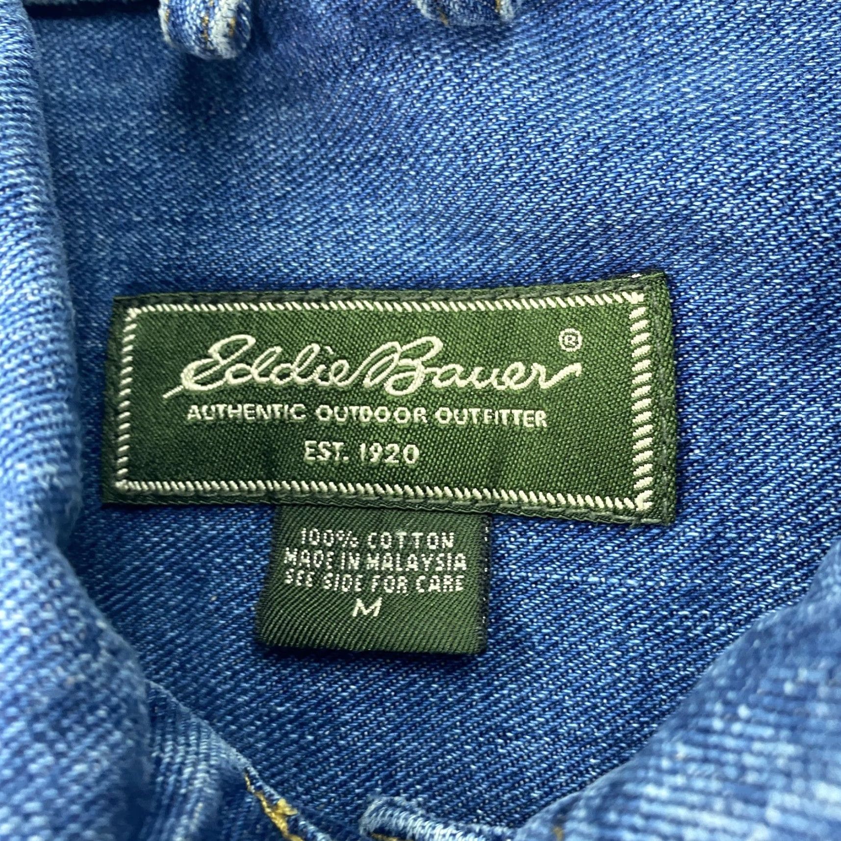 Eddie Bauer Eddie Bauer Vintage Denim Jacket Womens Medium Blue "Lady Rider" Biker Embroidered Size M / US 6-8 / IT 42-44 - 5 Thumbnail