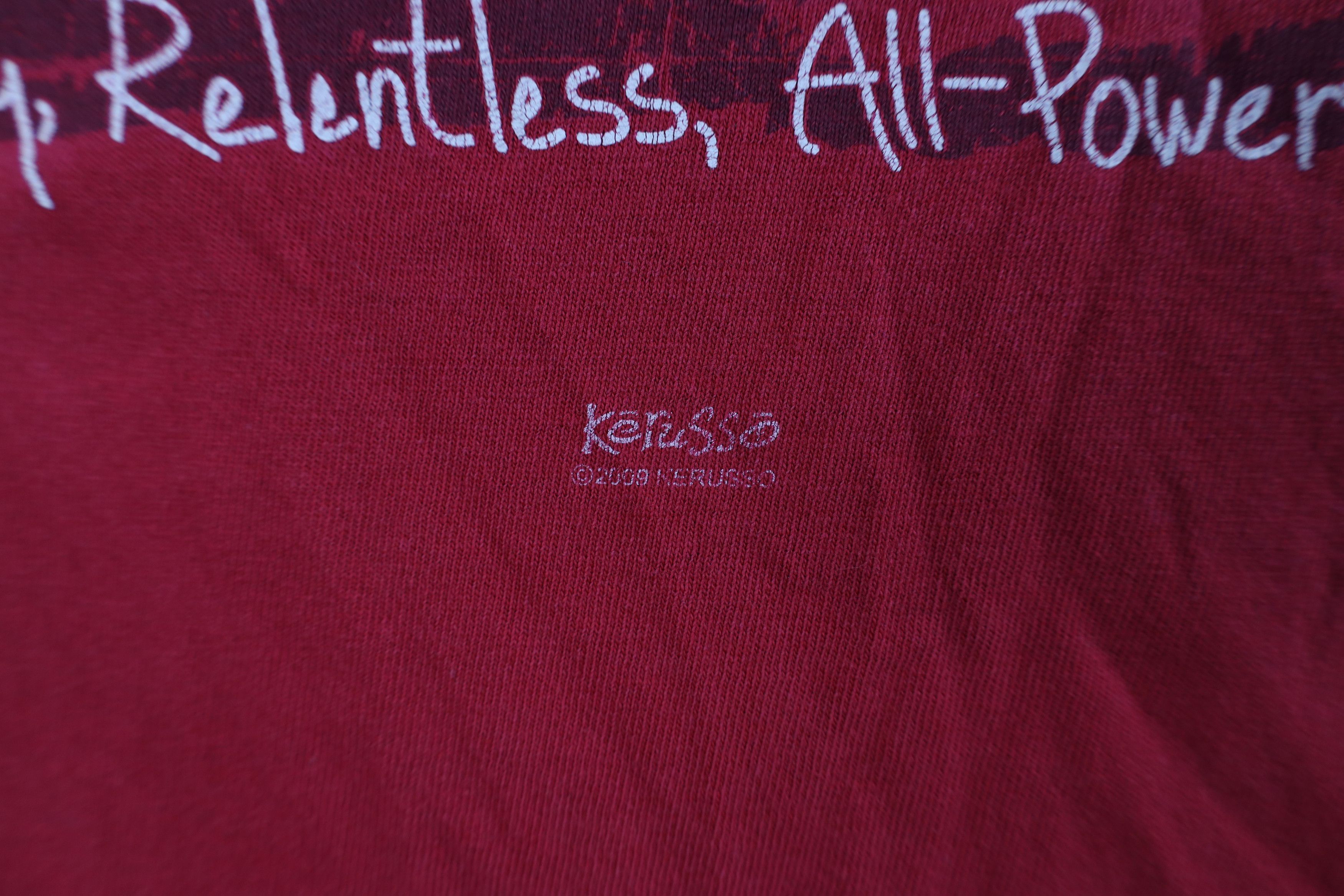 Vintage Vintage Y2K Streetwear God Is Love Christian T-Shirt Red Size US L / EU 52-54 / 3 - 5 Thumbnail