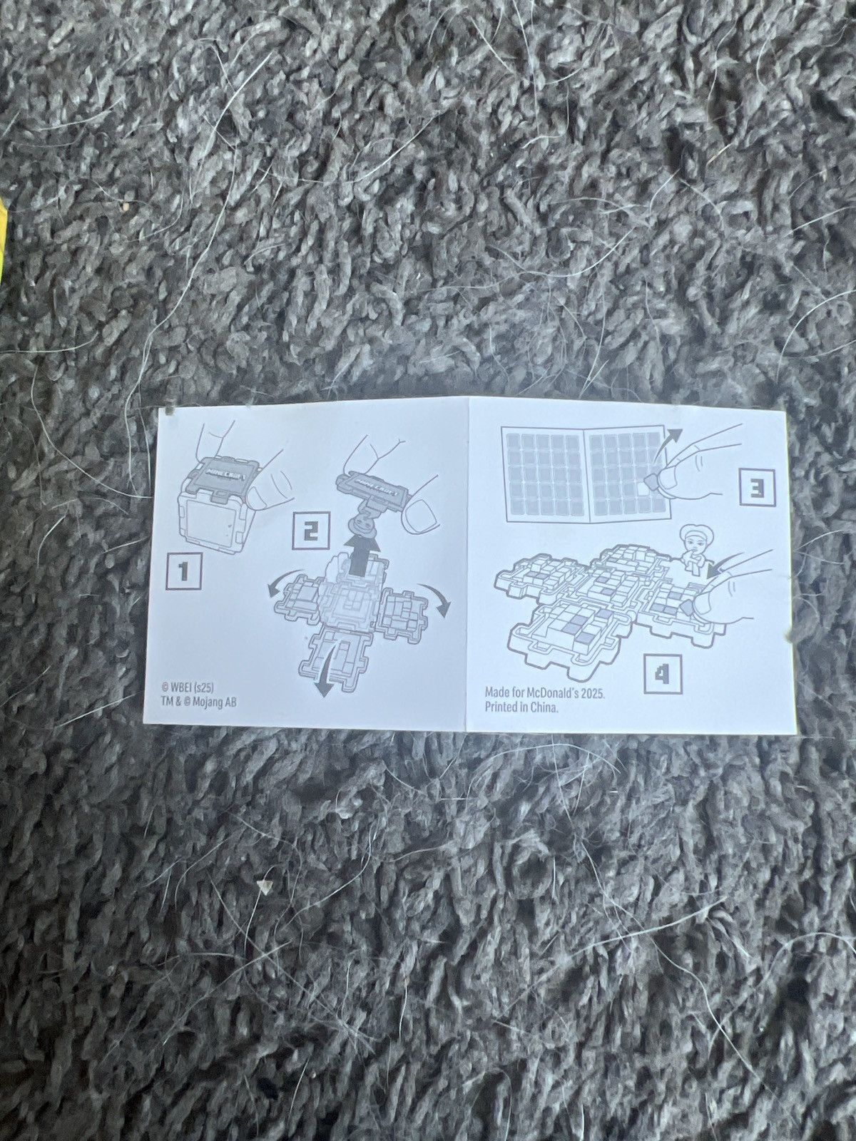 Warner Bros 2025 McDonald’s A Minecraft Movie Gold Block & Dawn Size ONE SIZE - 7 Thumbnail