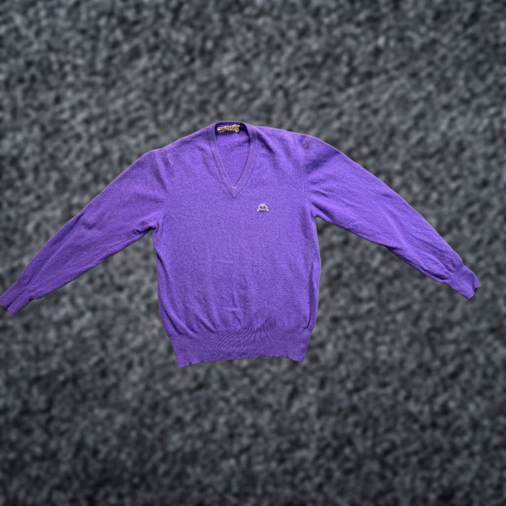 Kappa Vintage Robe di Kappa Lambswool sweater purple womens L size Pullover cardigan style not specified Shirt Size L / US 10 / IT 46 - 1 Thumbnail