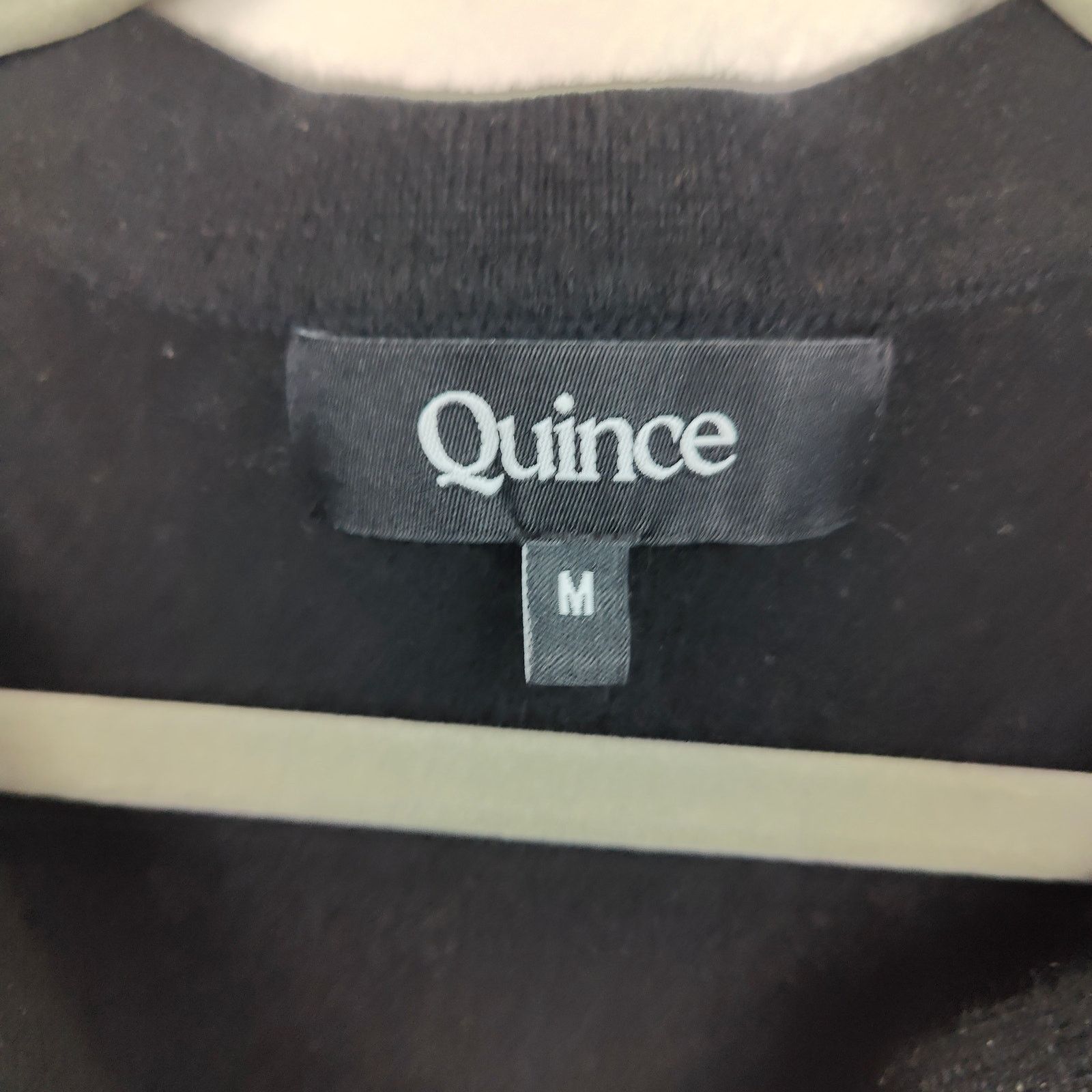 Quince Quince Mongolian Cashmere Polo Sweater Mens Medium Black Size US M / EU 48-50 / 2 - 5 Thumbnail