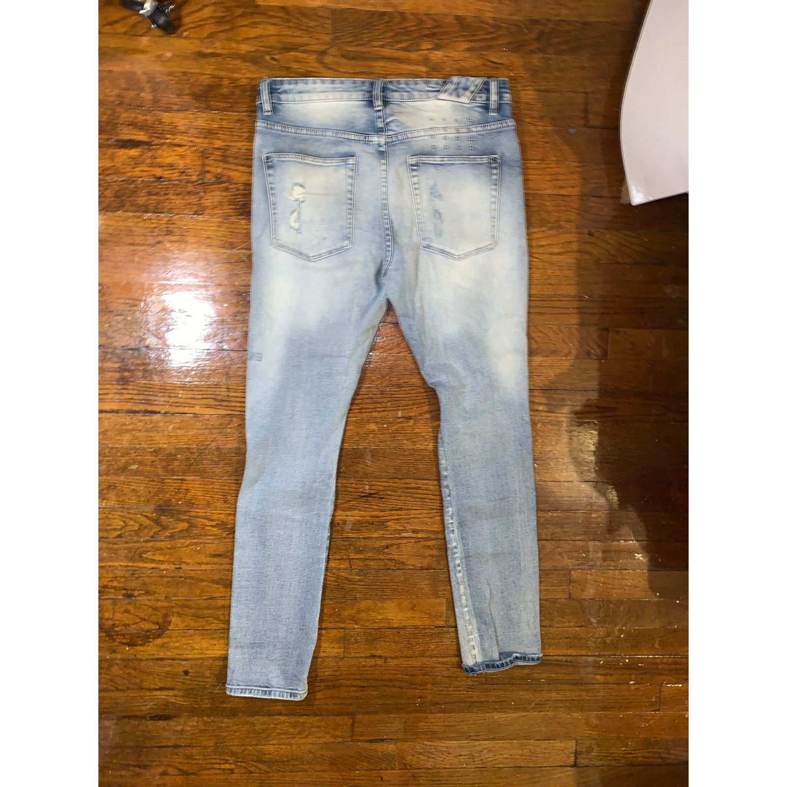 Ksubi KSUBI Chitch Jeans 32 Light Wash Skinny Distressed Size US 32 / EU 48 - 11 Thumbnail