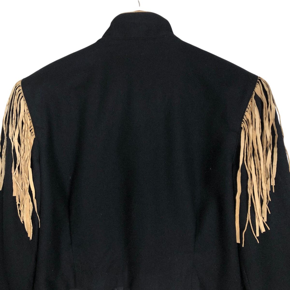 Cowboy Equipment Vintage 90s Double D Ranch Wear Wool Cowgirl Fringe Jacket Size S / US 4 / IT 40 - 15 Thumbnail