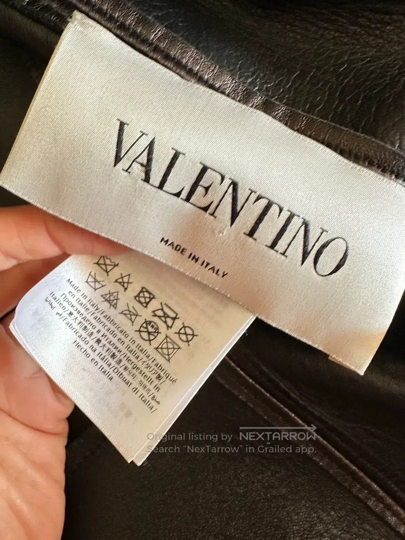 Valentino Valentino Thick leather coat Size US S / EU 44-46 / 1 - 5 Thumbnail