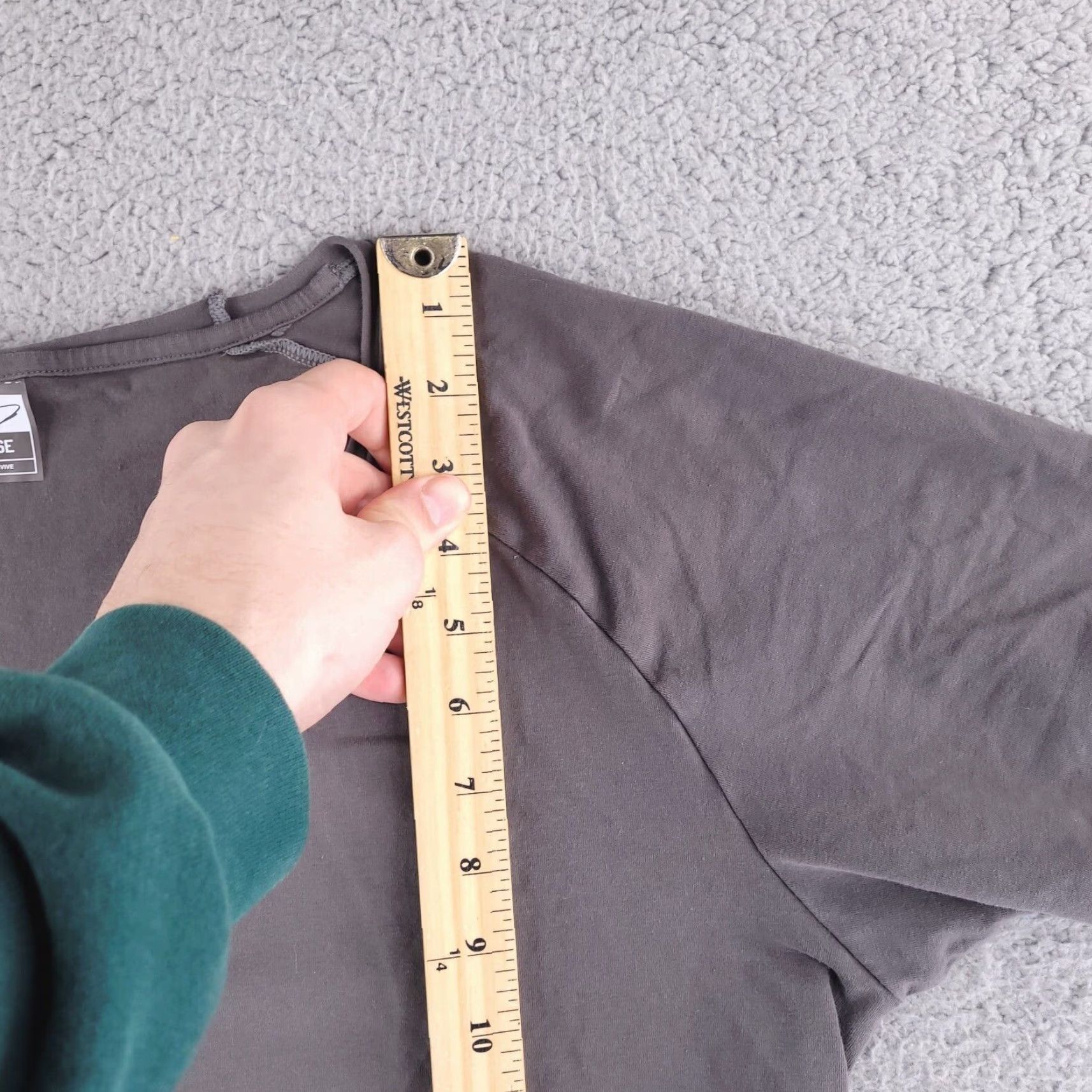 Vintage Rise Jeff Nippard Shirt Mens XL Slim Workout Scoop Neck Rise Signature T-Shirt Gray Short Sleeve Solid Size US XL / EU 56 / 4 - 6 Thumbnail