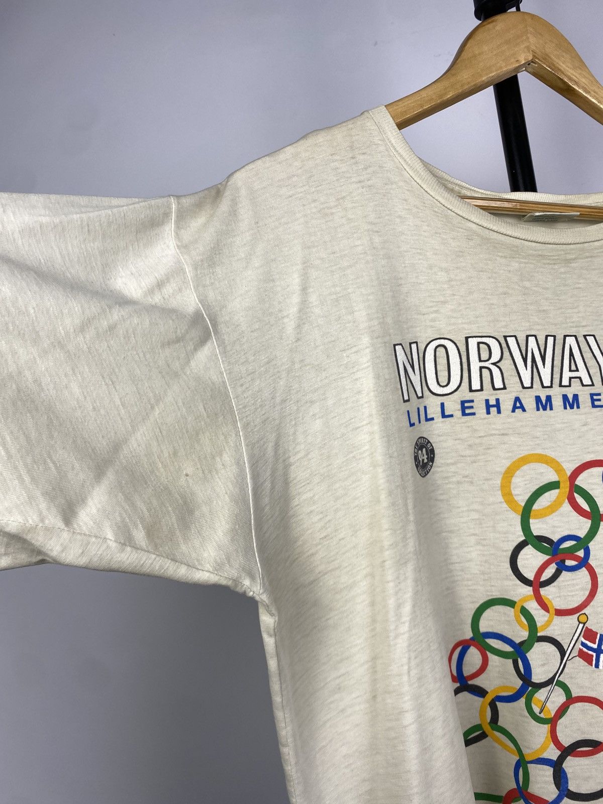 USA Olympics × Vintage Vintage rare 1994 Norway Olympics Games T-Shirt Men Size US L / EU 52-54 / 3 - 6 Thumbnail