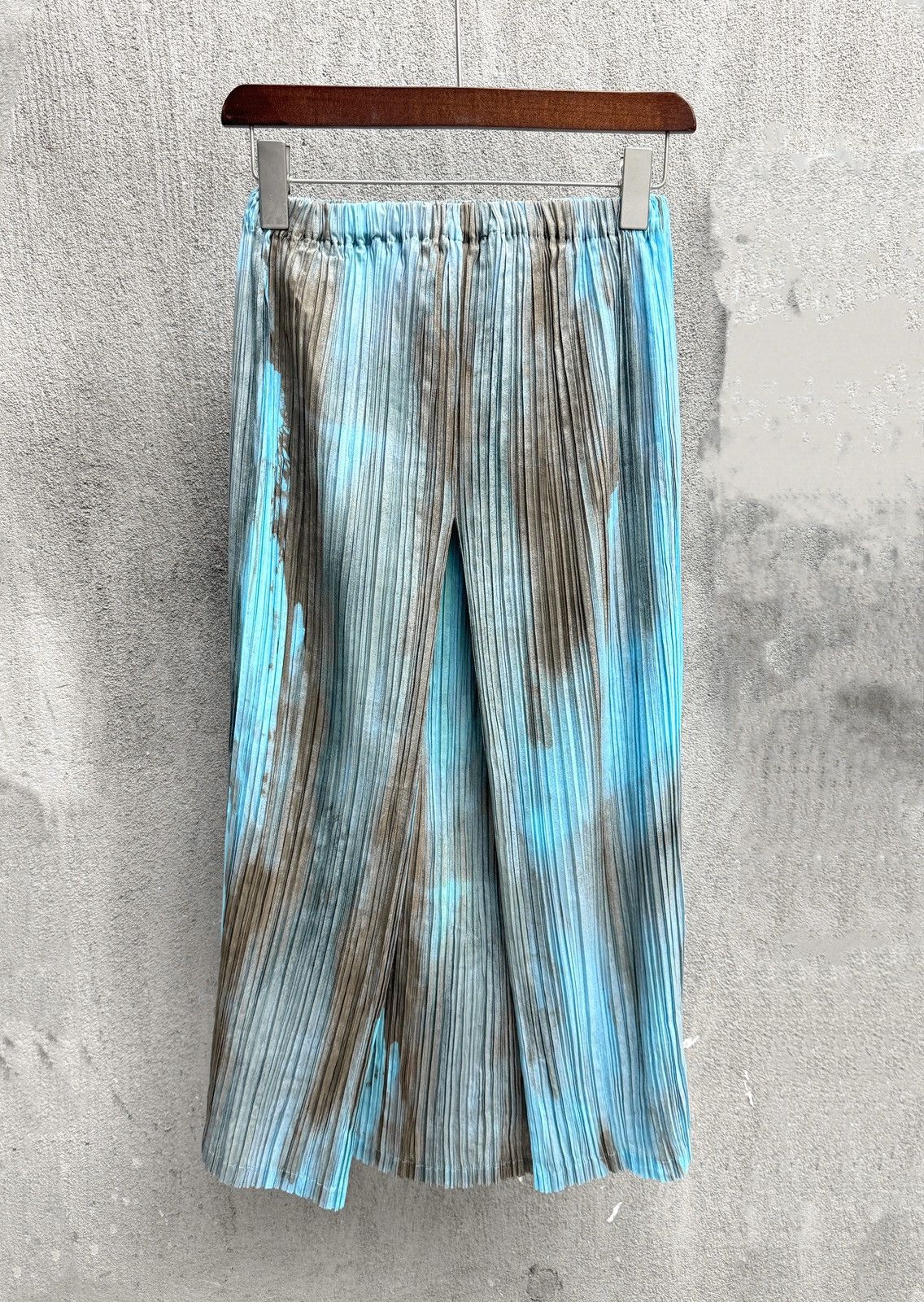 Issey Miyake Burning Ashes Pleated Midi Skirt Size M / US 6-8 / IT 42-44 - 2 Thumbnail